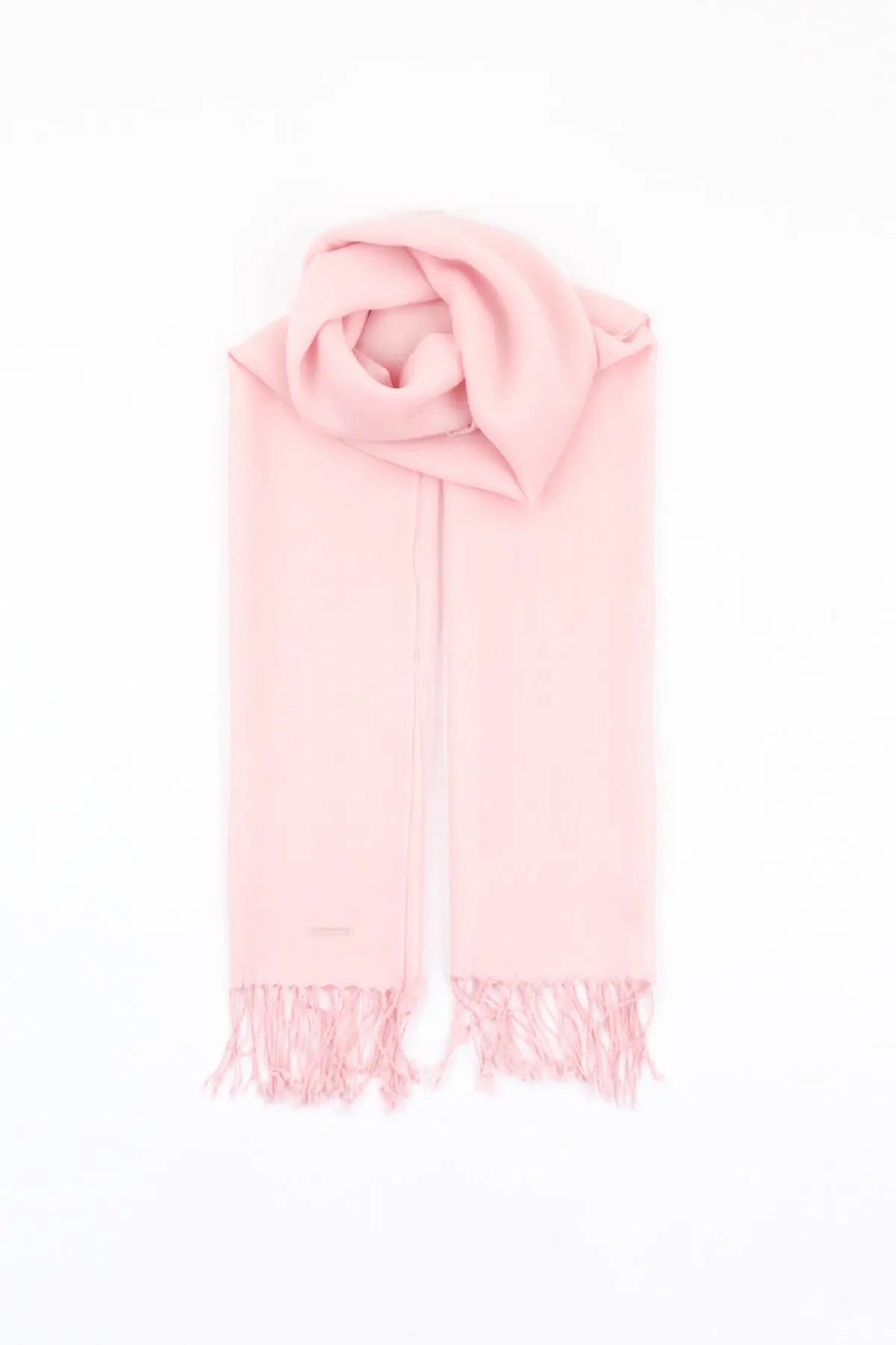 Gül Kurusu İpekli Salma Şal 70 x 180 cm Silk and Cashmere