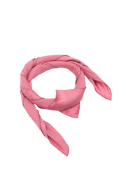 Gül Kurusu Saf İpek Düz Renk Kadın Kare Eşarp 90 x 90 cm Silk and Cashmere