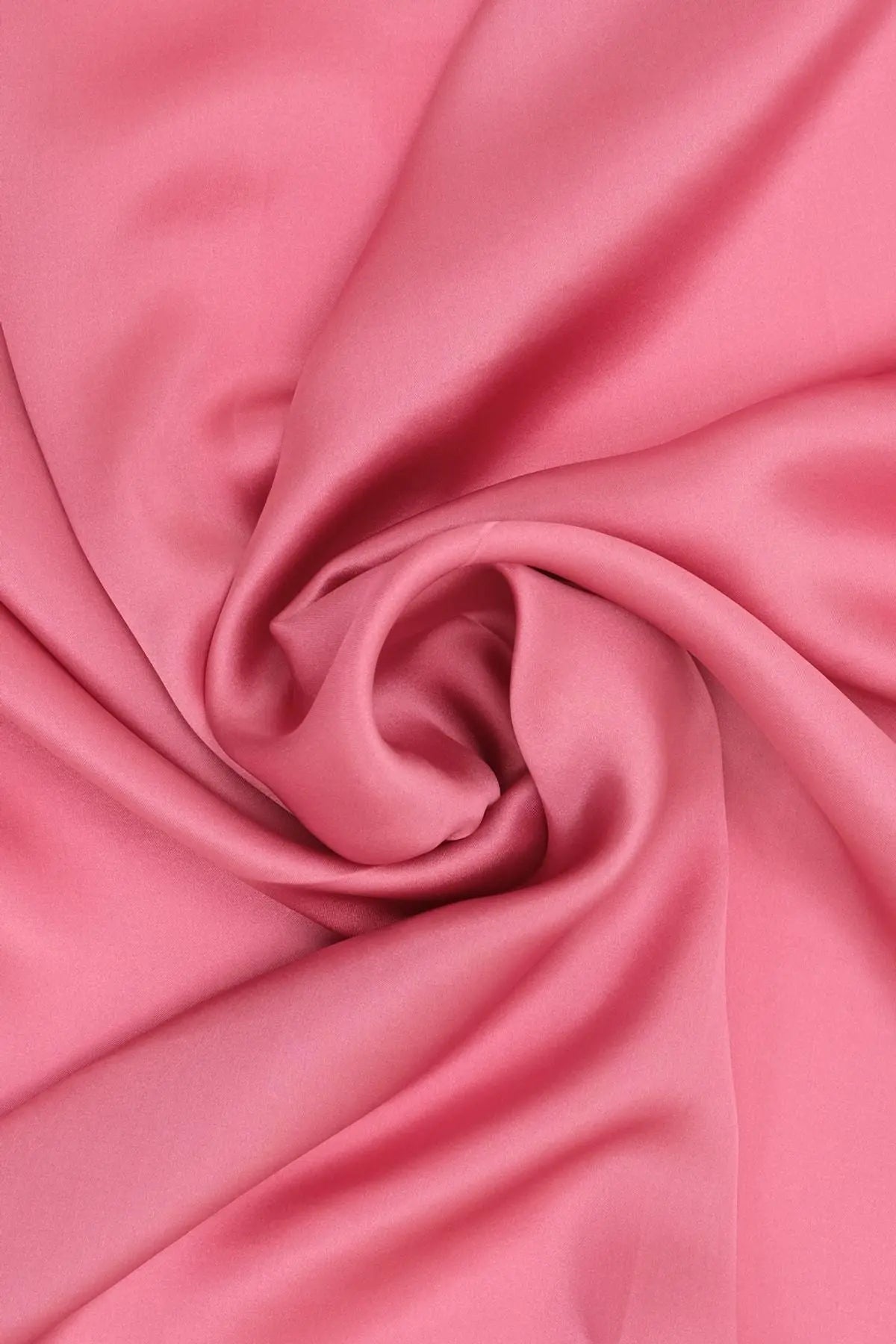 Gül Kurusu Saf İpek Düz Renk Kadın Kare Eşarp 90 x 90 cm Silk and Cashmere