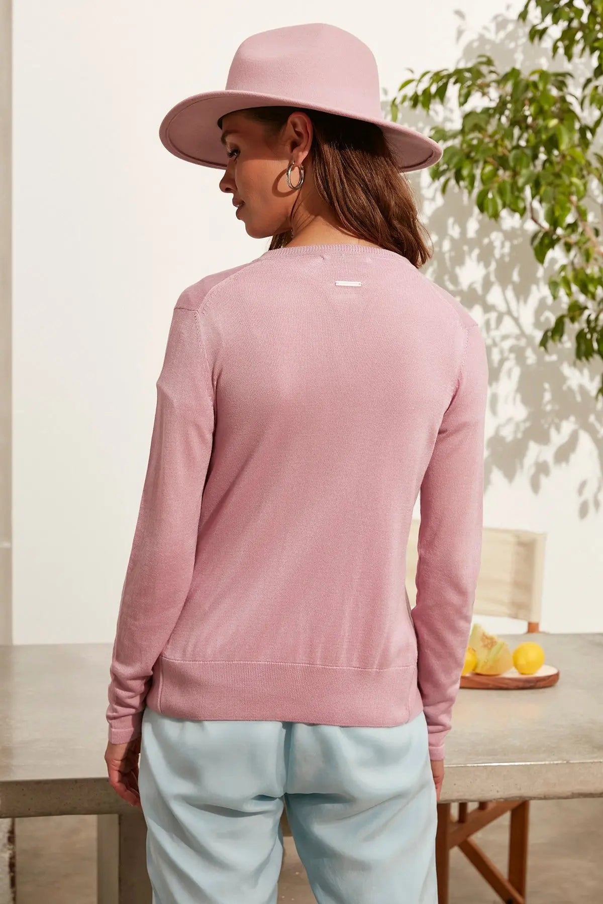 Gül Kurusu & More Fötr apka Silk and Cashmere