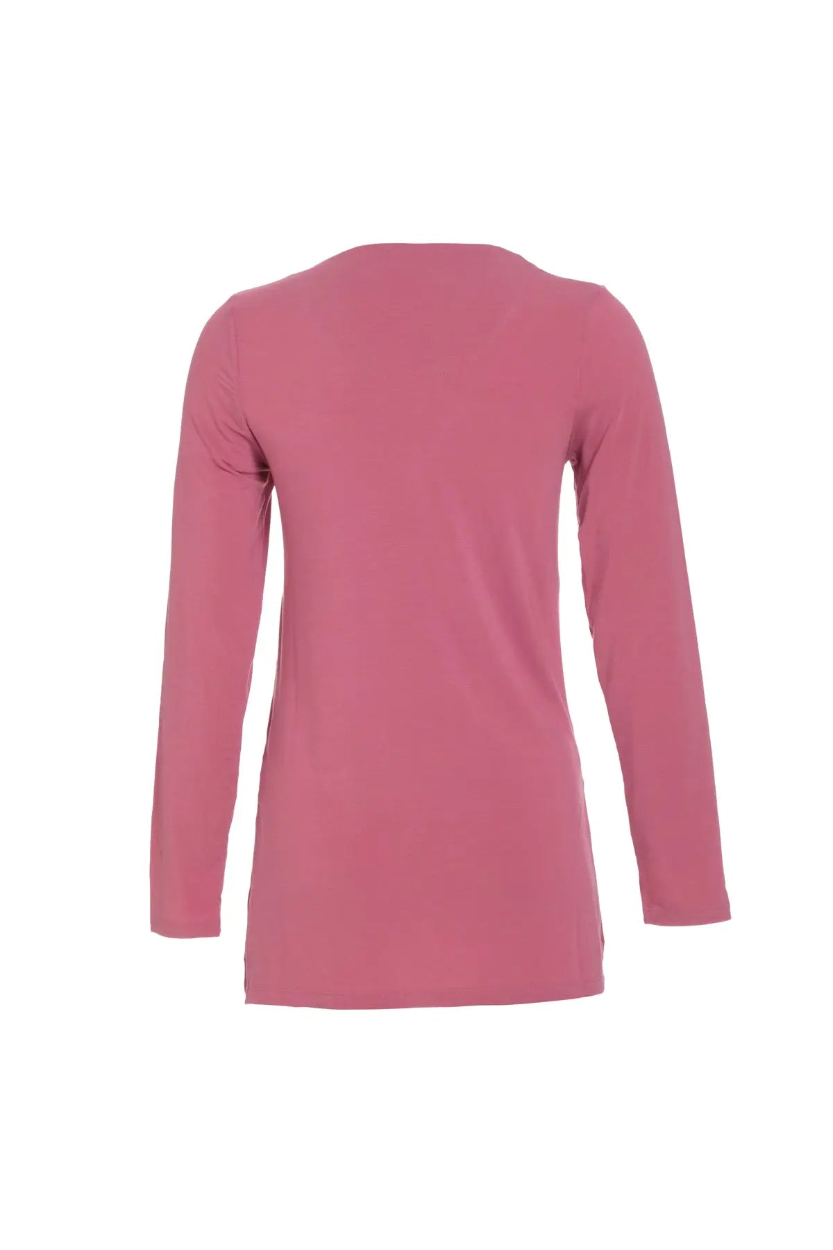 Gül Kurusu & More Tracy Süper Yumuşak Modal Uzun Kollu Tişört Hırka Silk and Cashmere