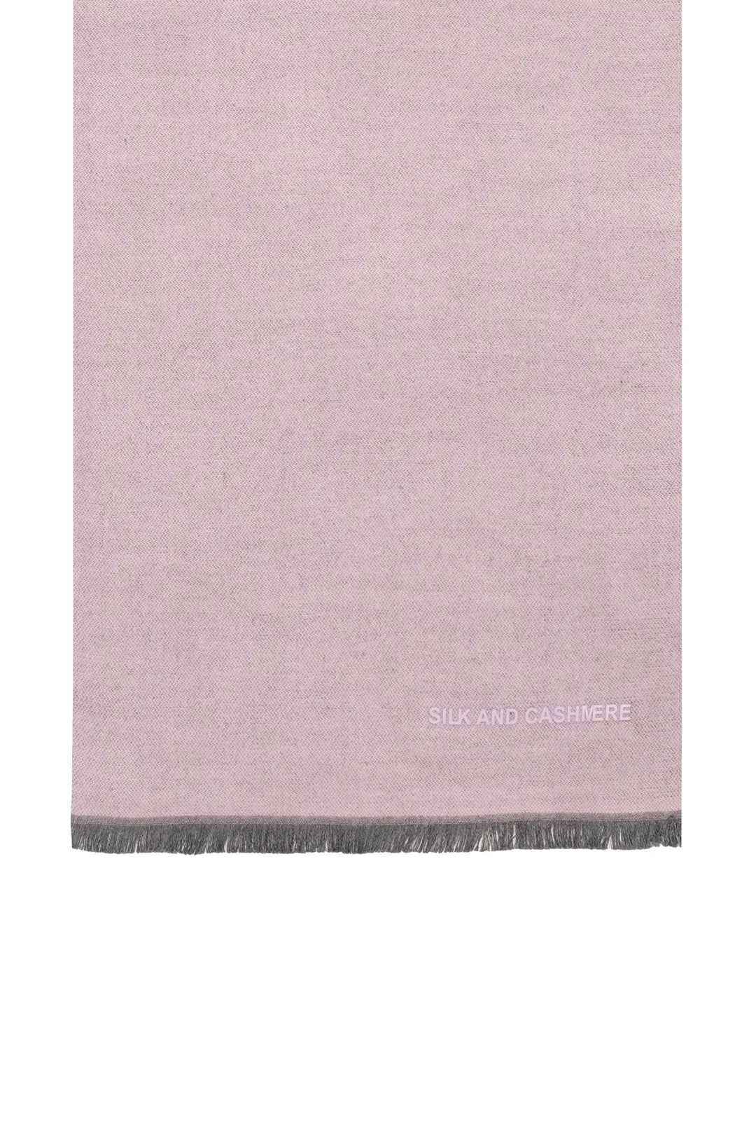 Gül Kurusu & More Vish Düz Renk Kaşkol Atkı 30 x 180 cm Silk and Cashmere