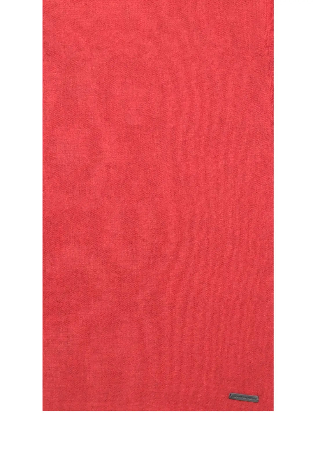 Kırmızı Jas İpek Yün Tek renk Şal 70 x 180 cm Silk and Cashmere