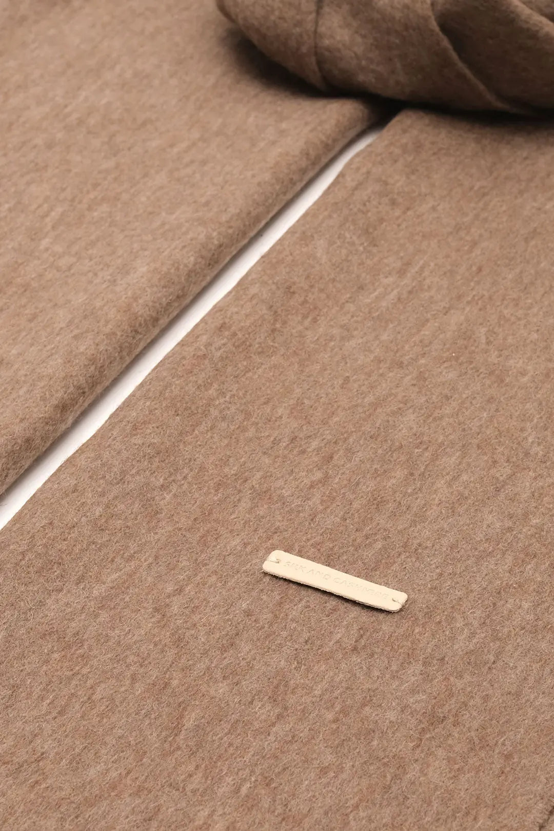 Kum Beji Horizon Kaşmir Yün Şal 180 x 70 cm Silk and Cashmere