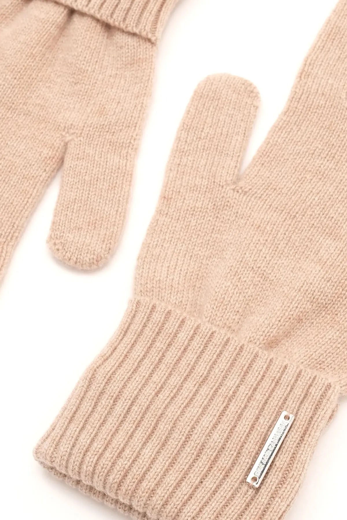 Kum Beji Yün Kamir Basic Erkek Eldiven Silk and Cashmere