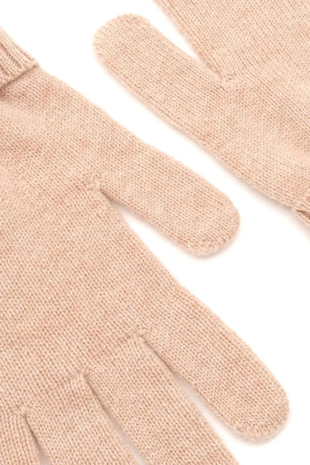 Kum Beji Yün Kamir Basic Erkek Eldiven Silk and Cashmere