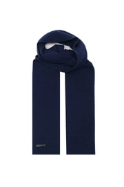 Lacivert Hannover Saf Kaşmir Atkı 25 x 170 cm Silk and Cashmere