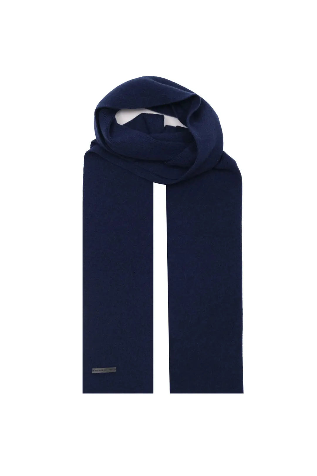 Lacivert Hannover Saf Kaşmir Atkı 25 x 170 cm Silk and Cashmere