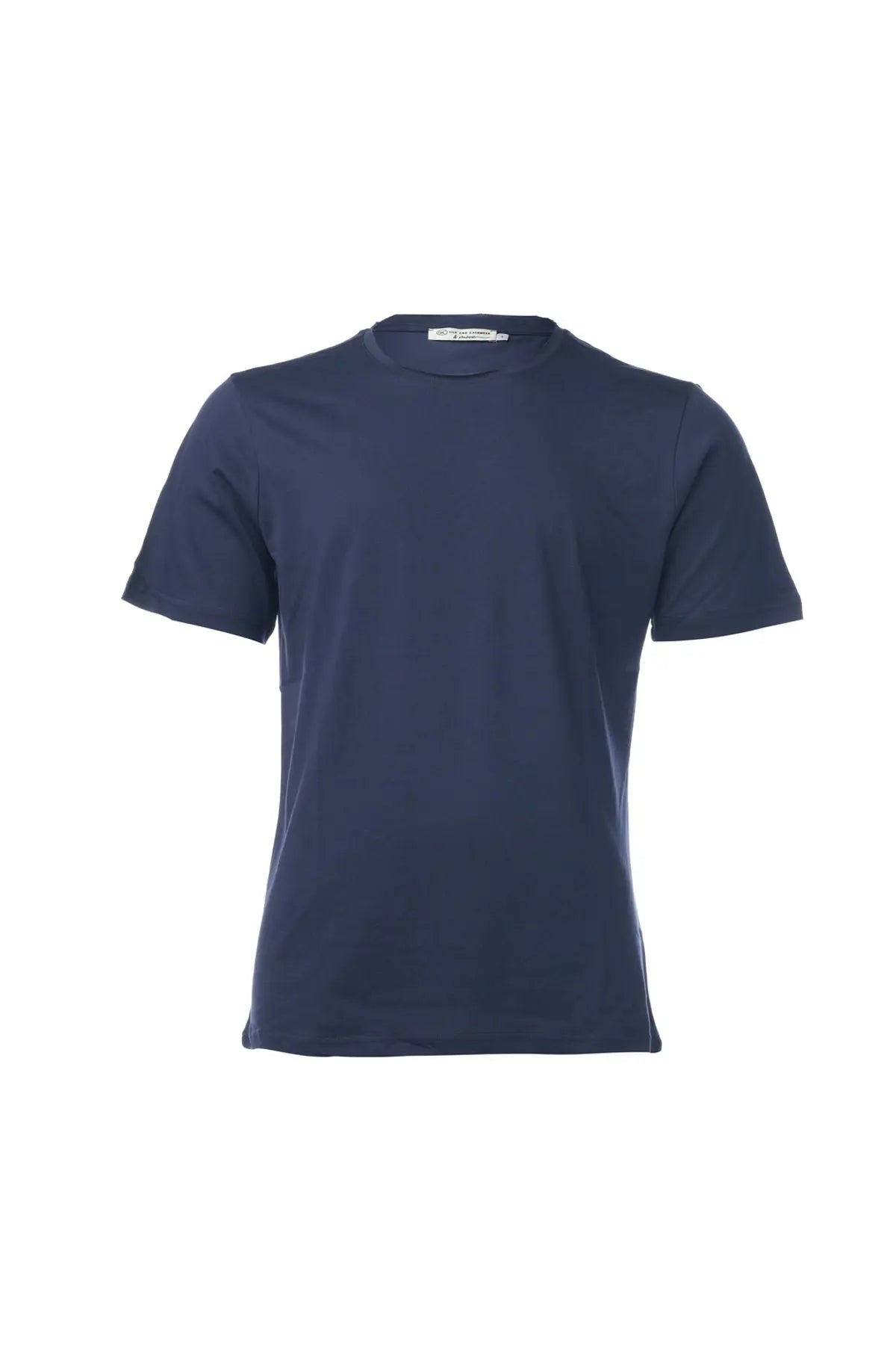 Lacivert & More Erkek Pamuk Yuvarlak Yaka Kısa Kollu Tişört Silk and Cashmere