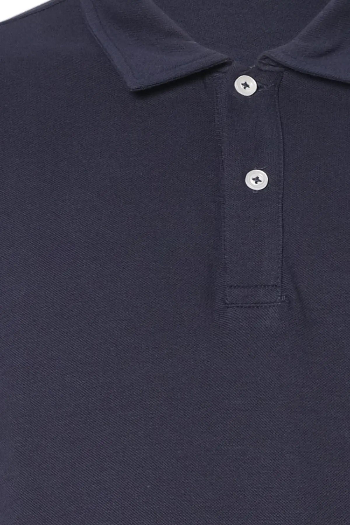 Lacivert & More Johnny Erkek Kısa Kollu Polo Yaka Tişört Silk and Cashmere