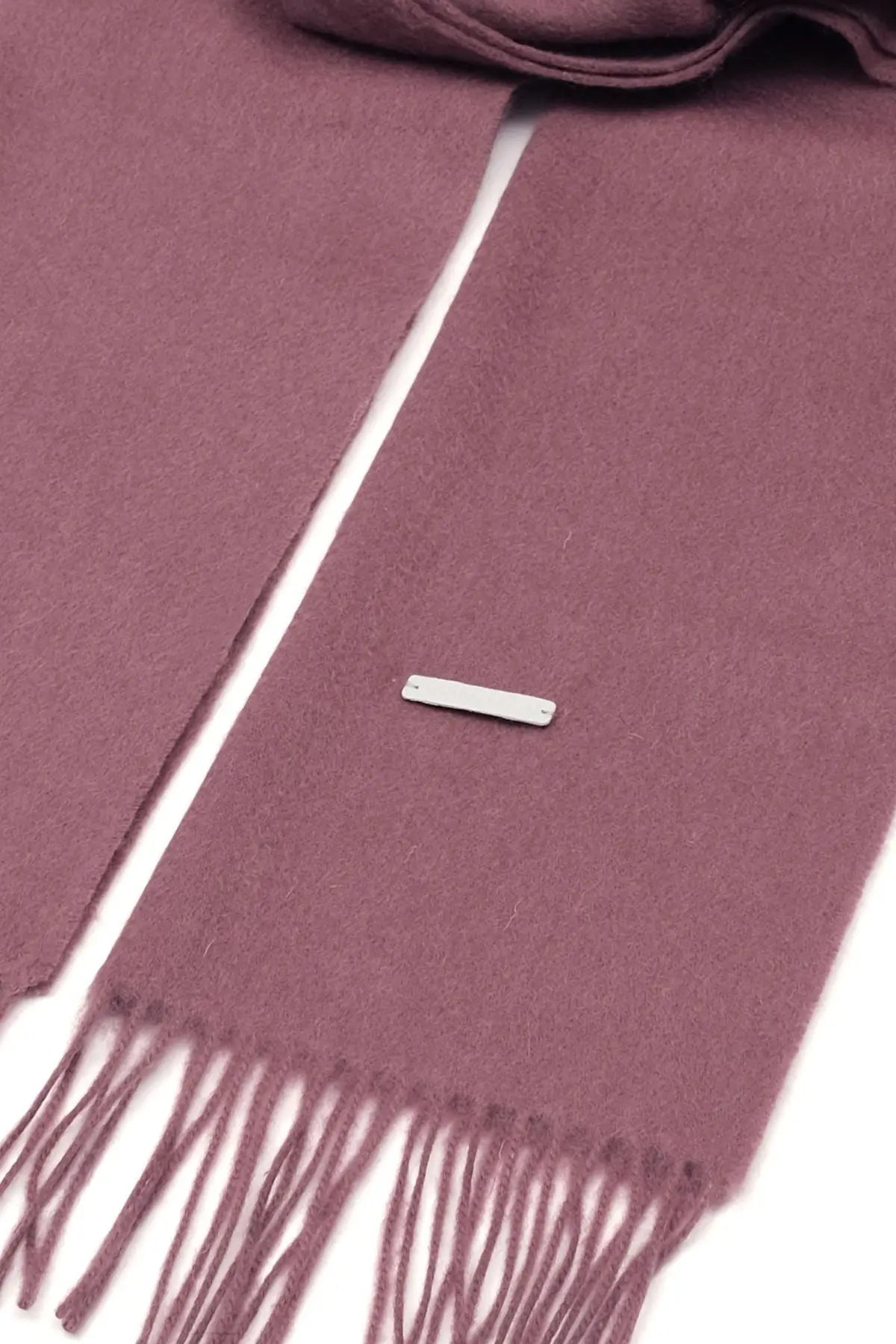 Lila Horizon Kaşmir Yün Atkı 180 x 30 cm Silk and Cashmere