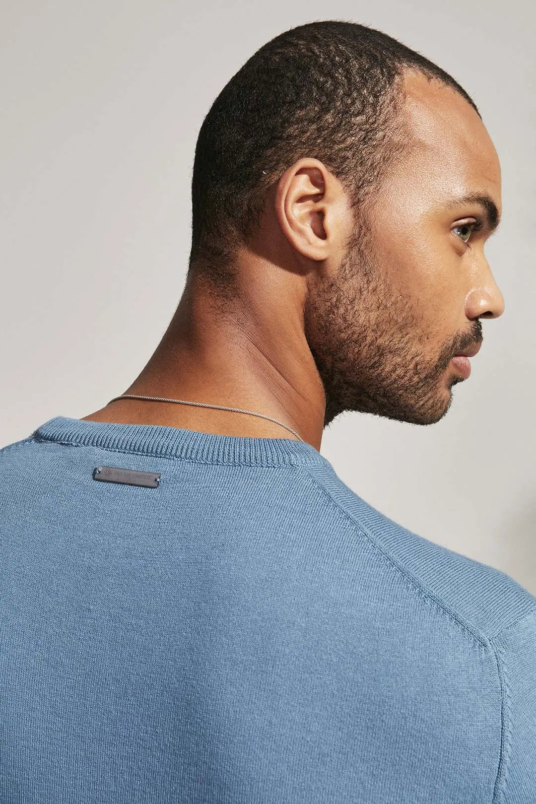 Mavi & More Clark Erkek Yuvarlak Yaka Uzun Kollu Erkek Triko Silk and Cashmere