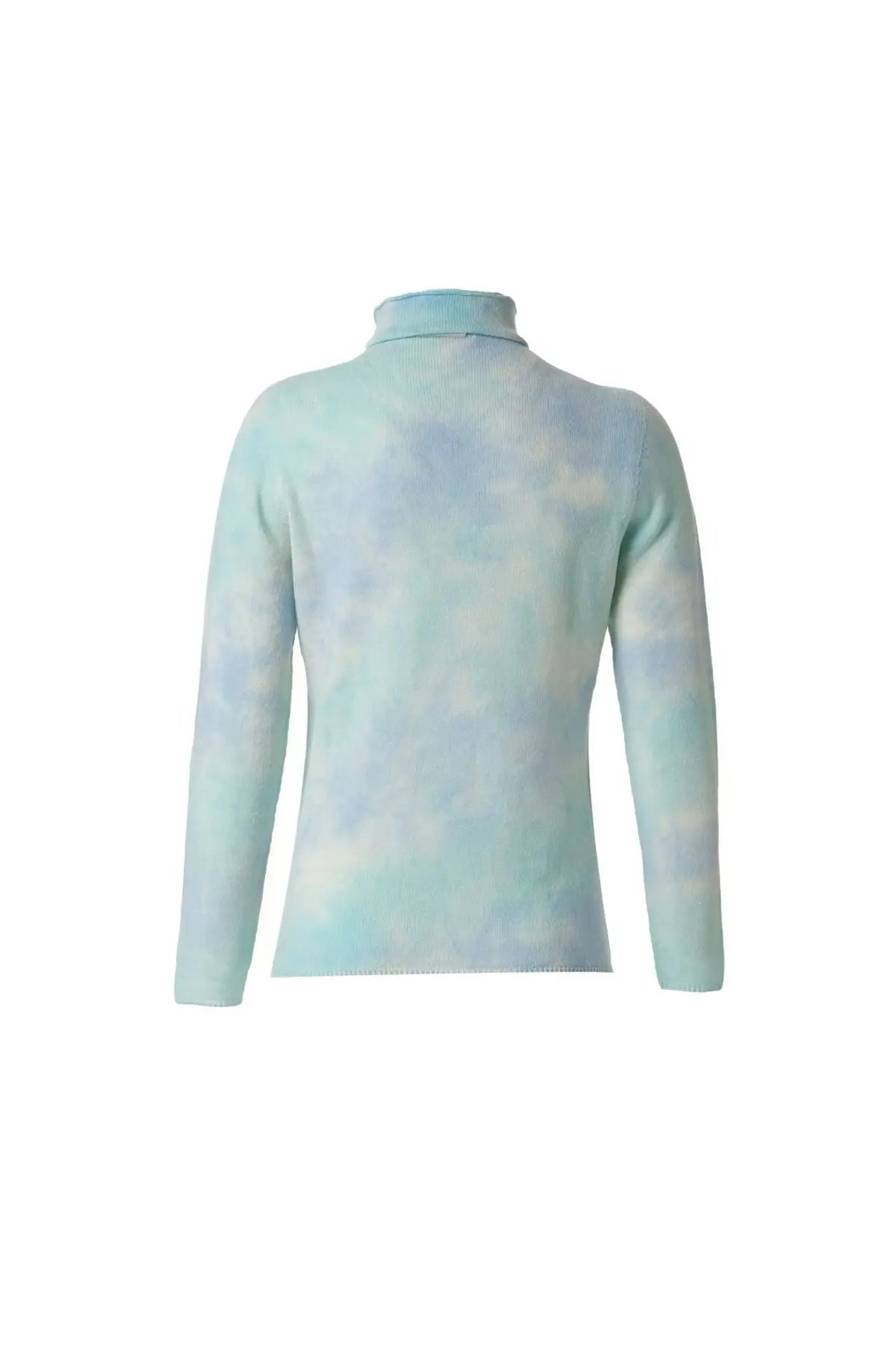 Mavi & More Saf Yün Balıkçı Yaka Uzun Kollu Degrade Kazak Silk and Cashmere