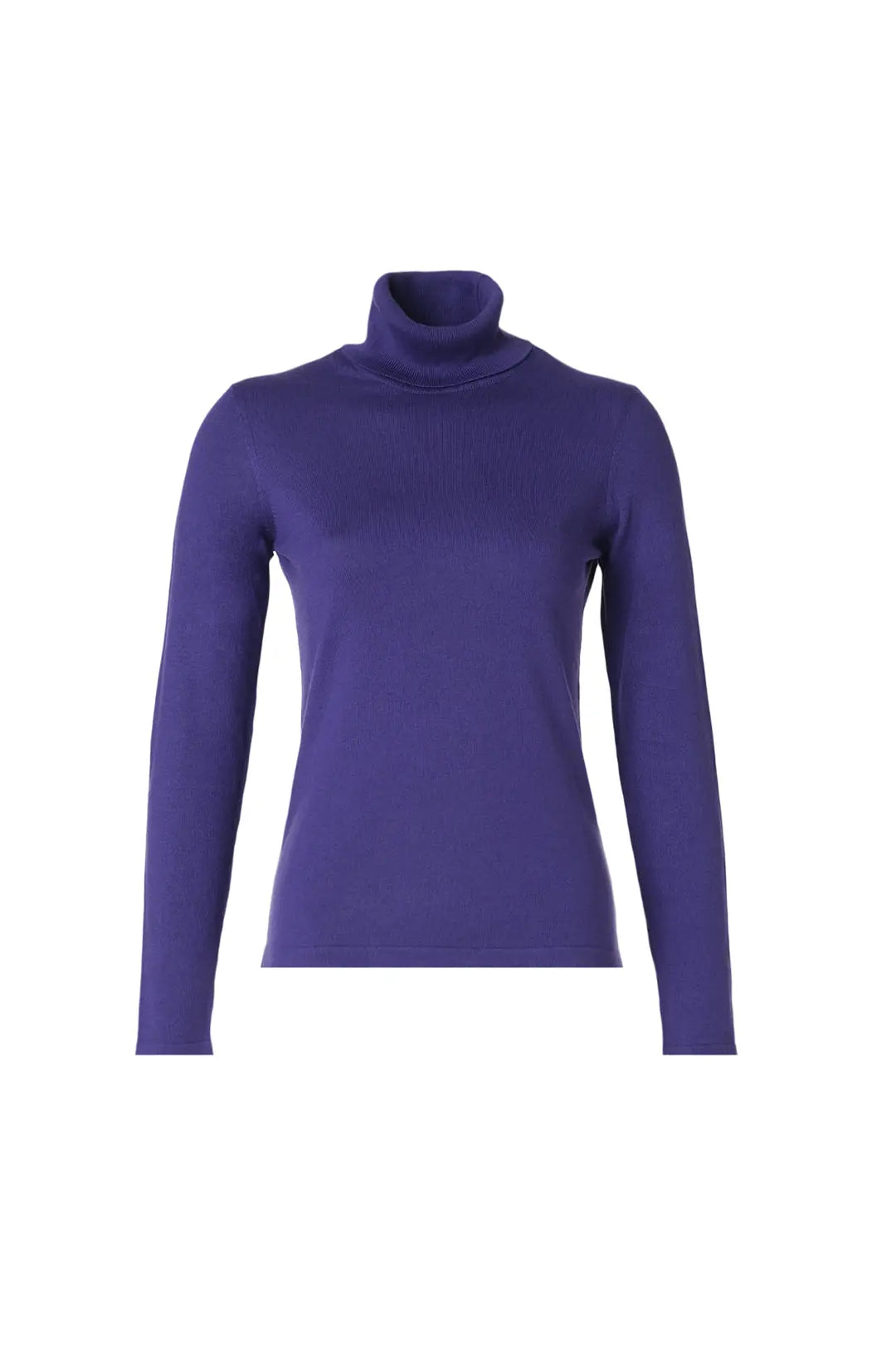 Menekşe Aleyna İpek ve Kaşmir Balıkçı Yaka Uzun Kollu Kadın Triko Silk and Cashmere