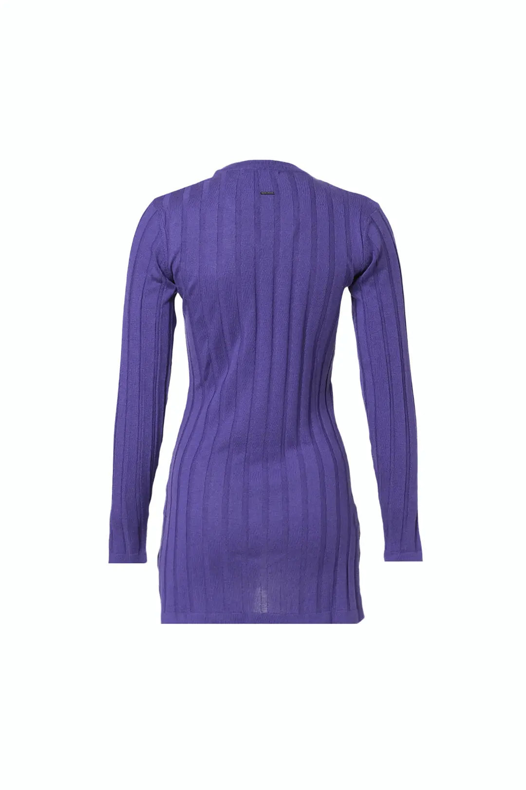 Menekşe İpek ve Kaşmir Aleyna Ribana Detaylı V Yaka Uzun Kollu Kadın Hırka Silk and Cashmere