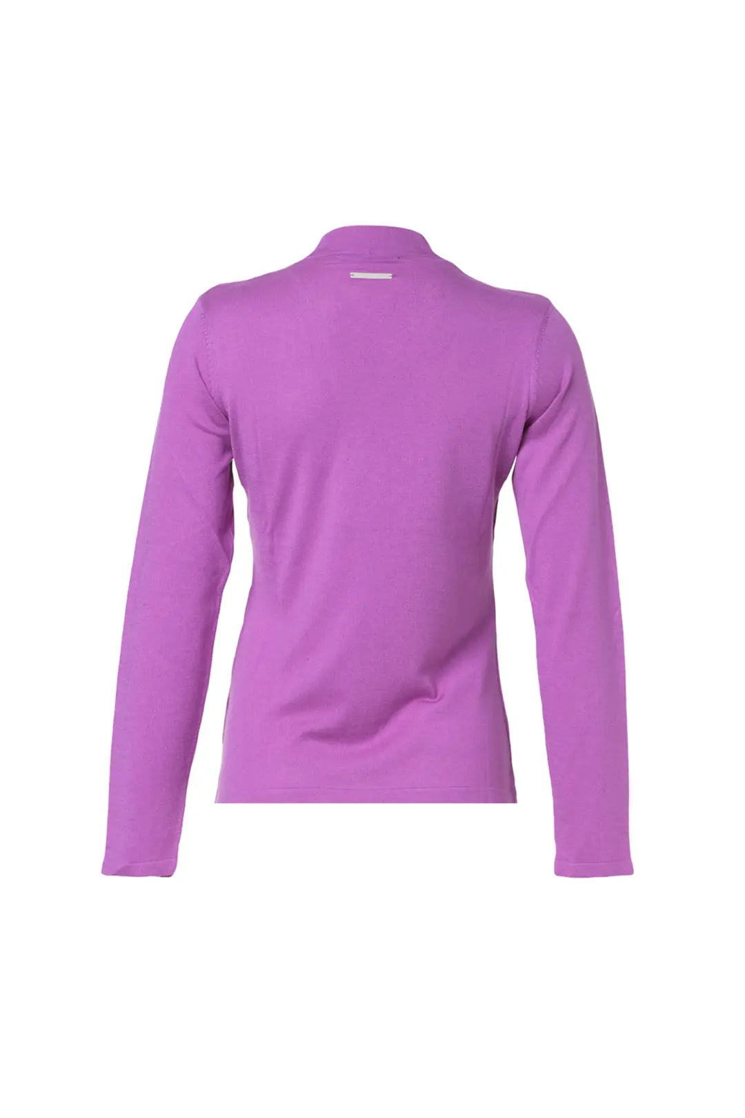 Mor Aleyna İpek ve Kaşmir V Yaka Uzun Kollu Kadın Triko Silk and Cashmere