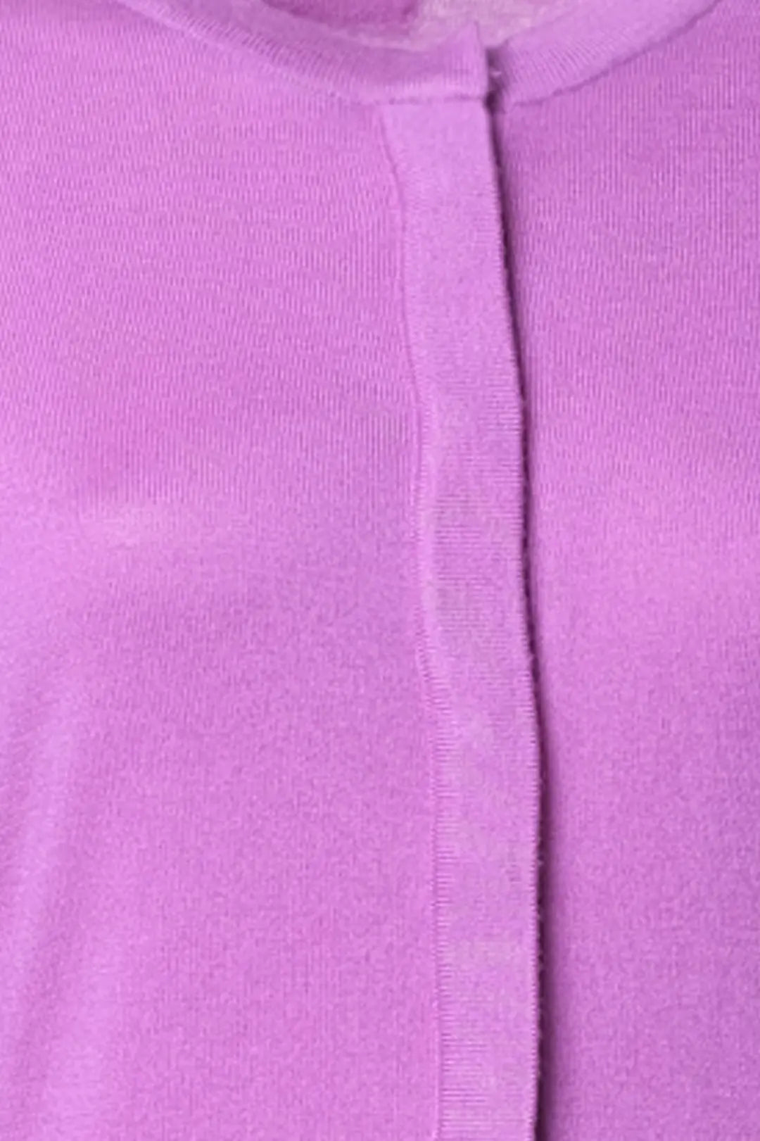 Mor Aleyna İpek ve Kaşmir Yuvarlak Yaka Uzun Kollu  Kadın Hırka Silk and Cashmere