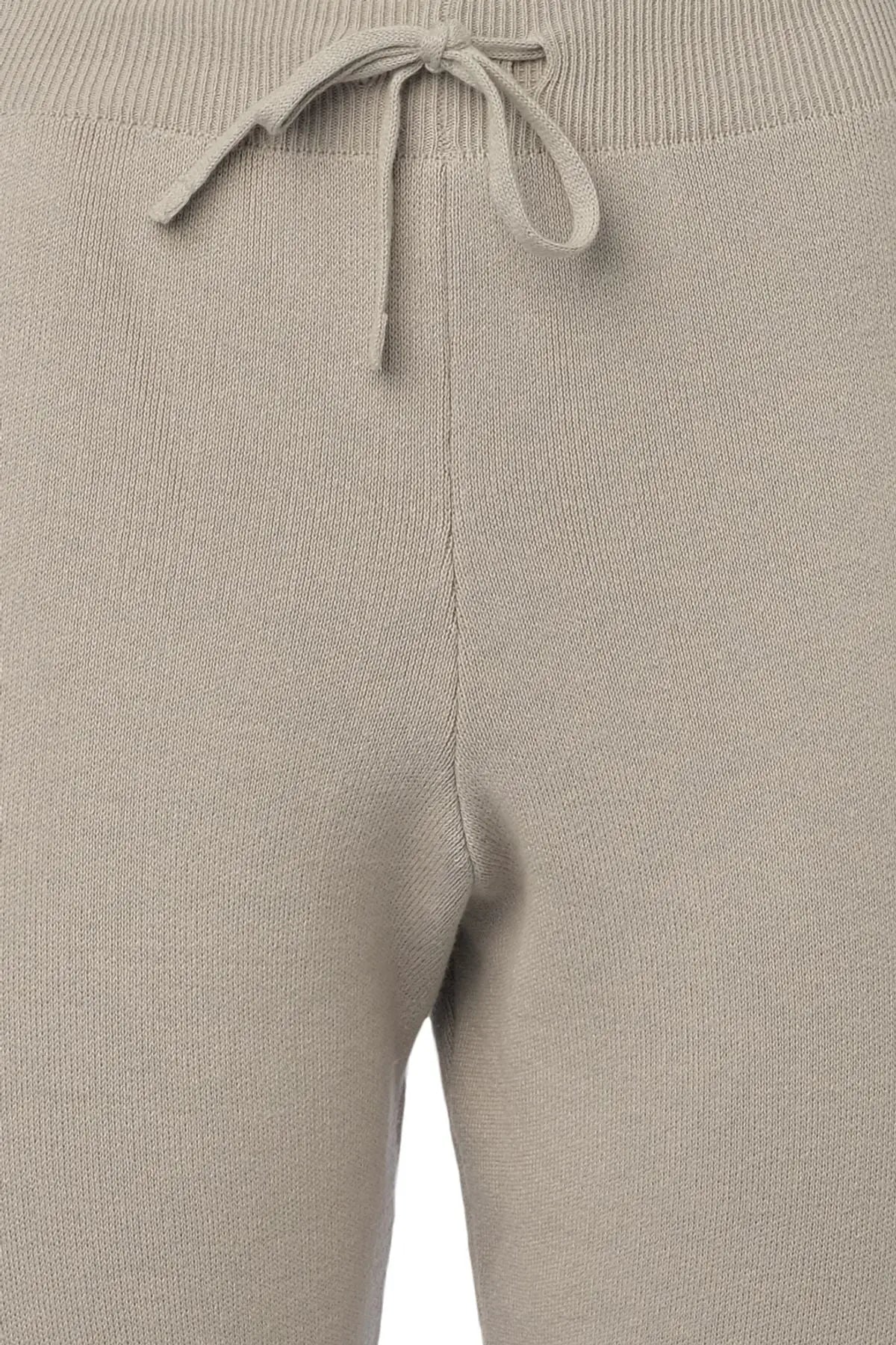 Orta Gri Melanj Kaşmirli Marcella Eşofman Altı Silk and Cashmere