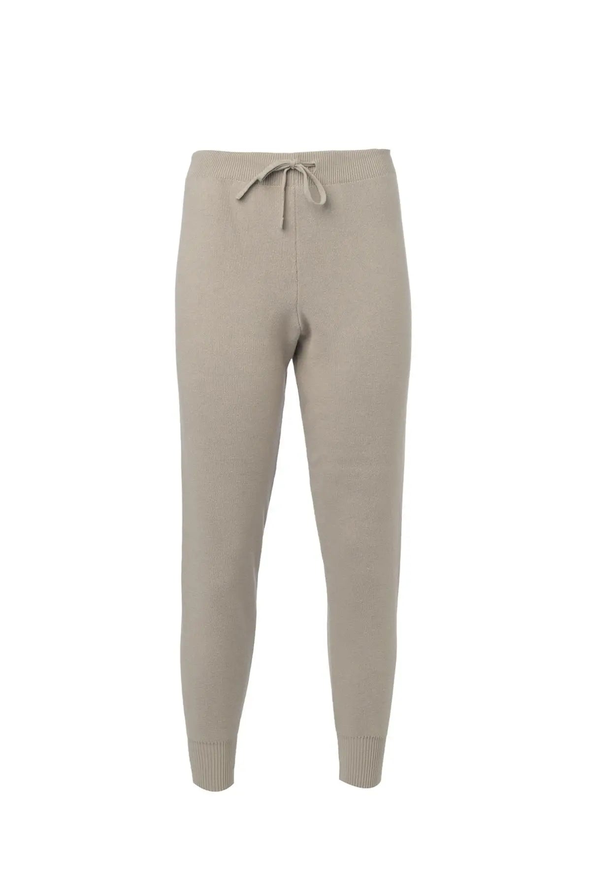 Orta Gri Melanj Kaşmirli Marcella Eşofman Altı Silk and Cashmere