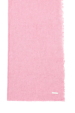 Pembe Jas İpek Yün Tek renk Şal 70 x 180 cm Silk and Cashmere
