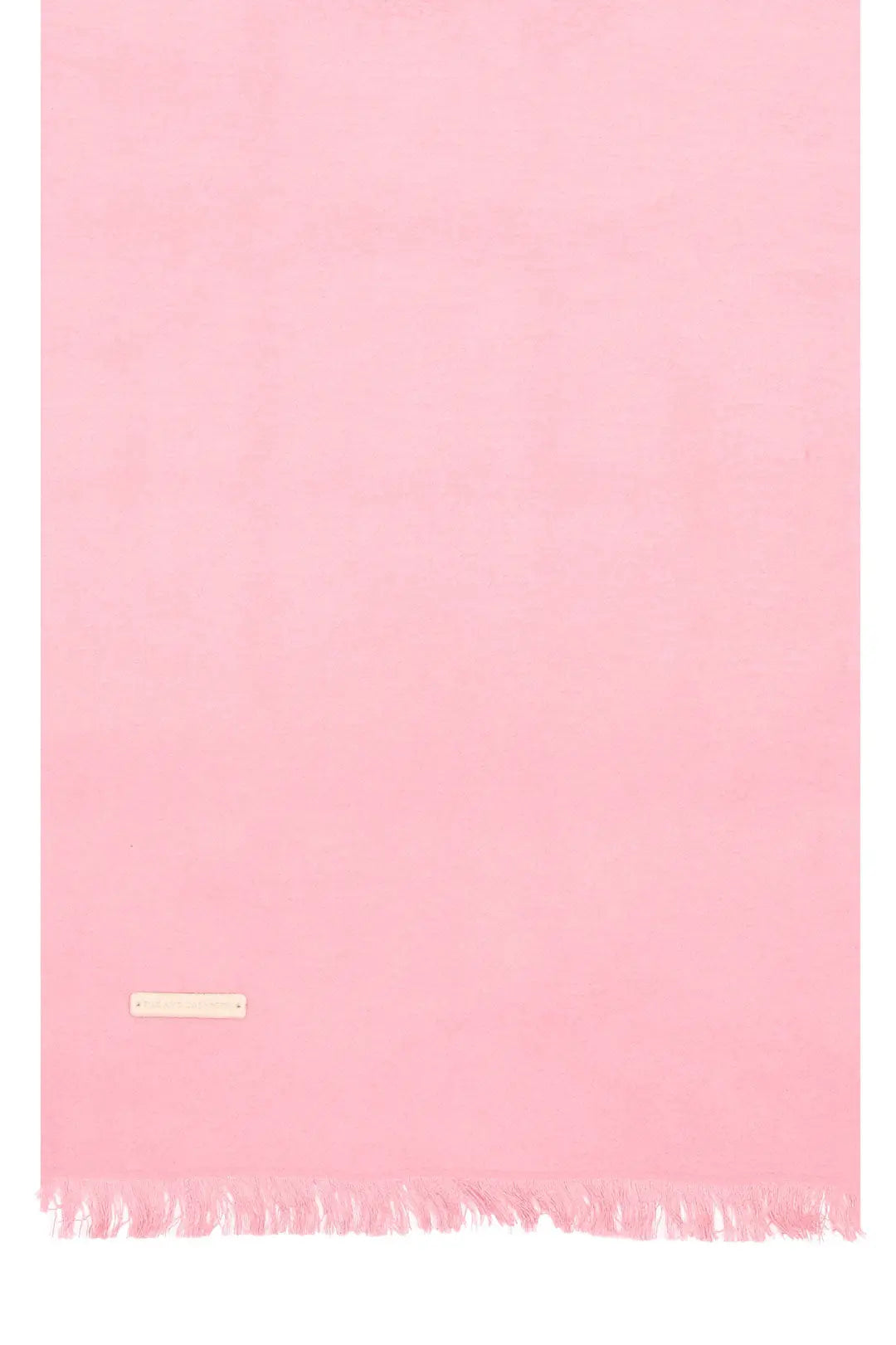 Pembe Saf İpek Düz Lotus Atkı 30 x 177 cm Silk and Cashmere