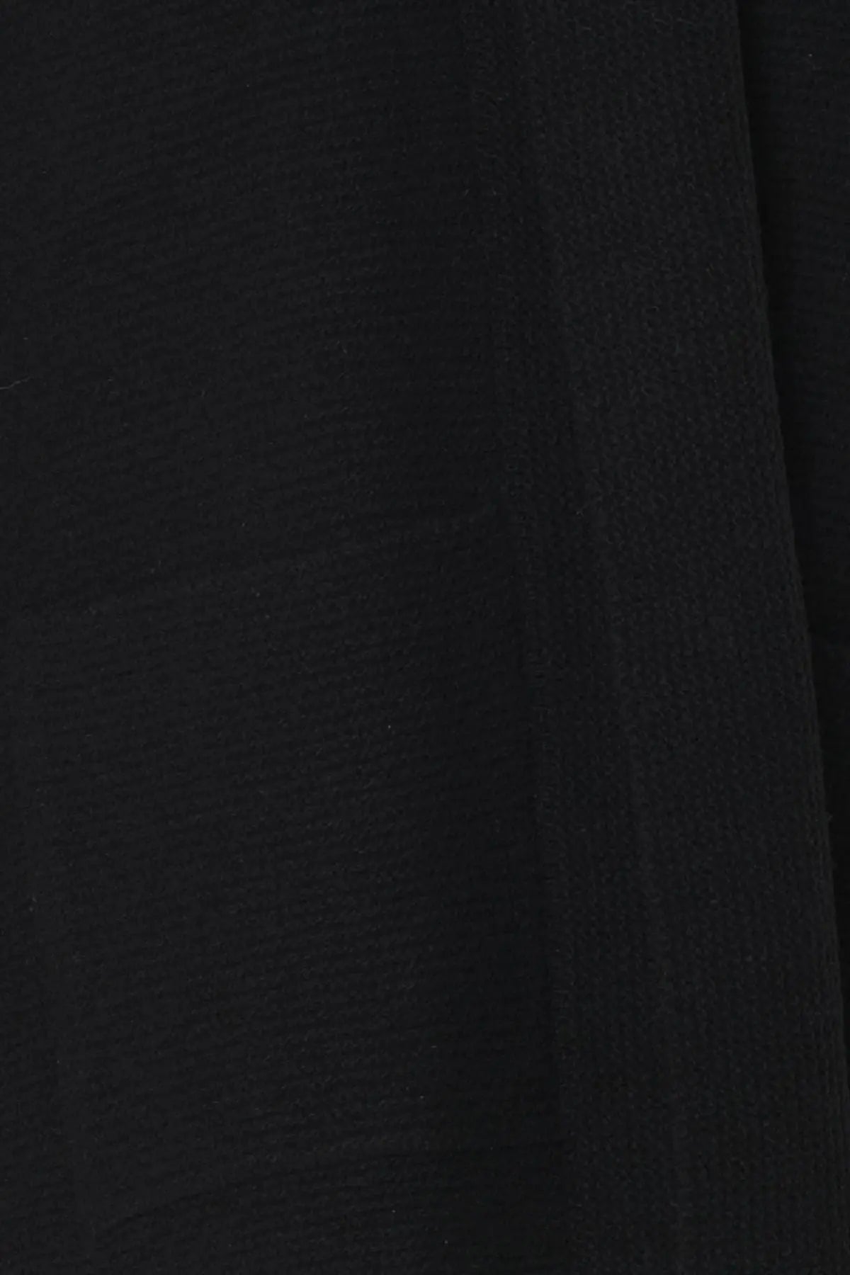 Siyah Fabiana Yün Ribana Detaylı Şal Yaka Uzun Kollu Kadın Hırka Silk and Cashmere