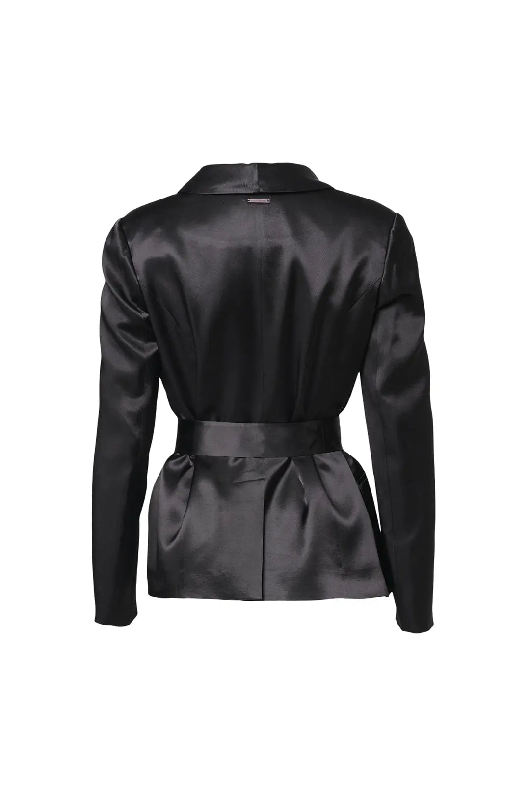 Siyah Matilda pek Ceket Silk and Cashmere