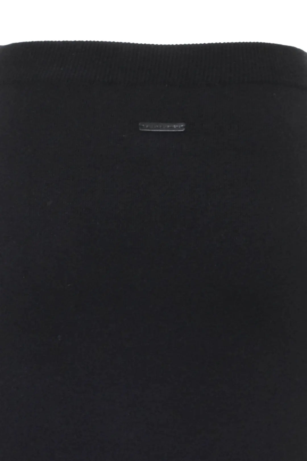 Siyah Stella Yün Uzun Örme Etek Silk and Cashmere