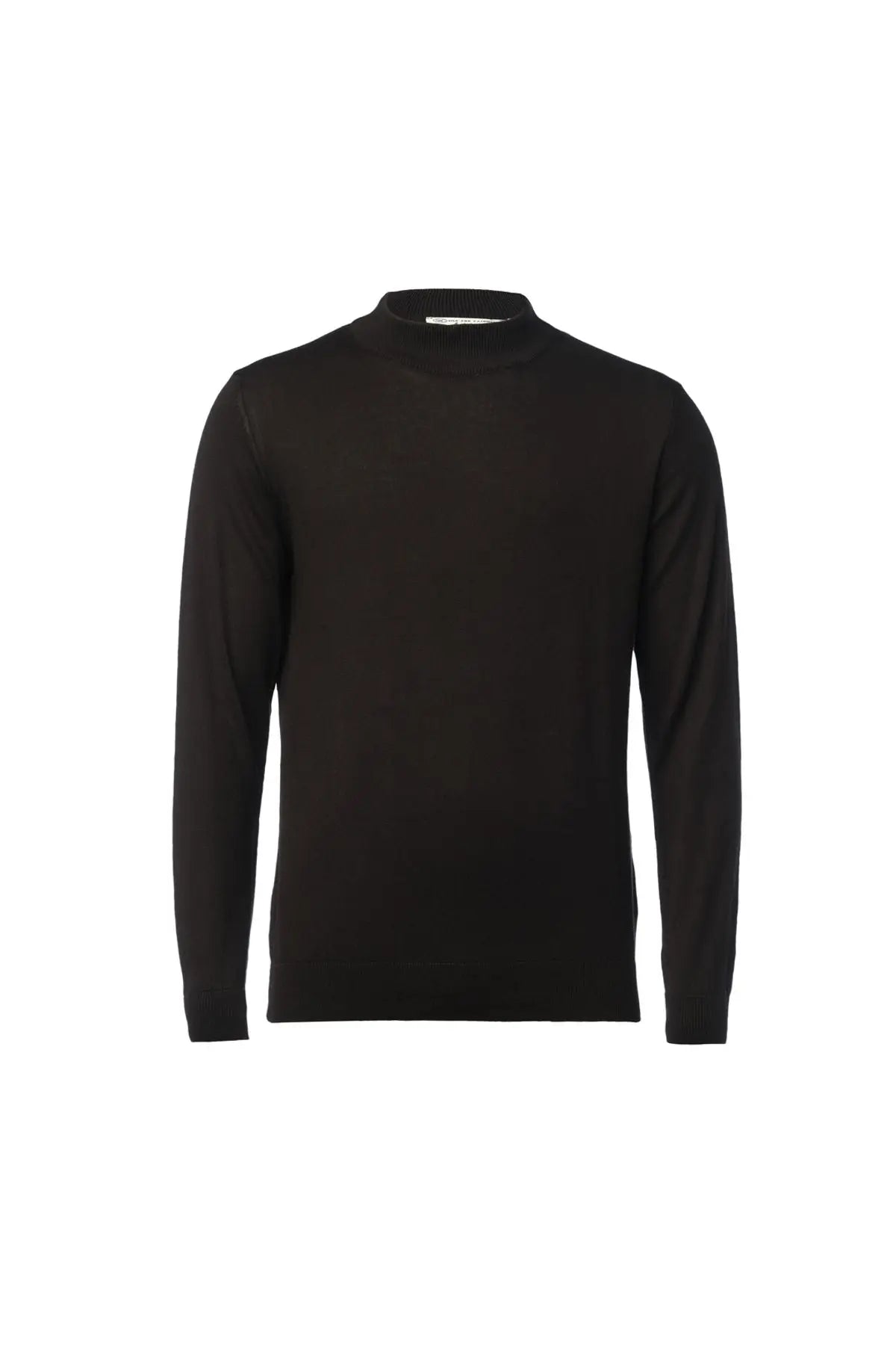 Siyah & More Clark Erkek Yarım Balıkçı Yaka Uzun Kollu Triko Silk and Cashmere