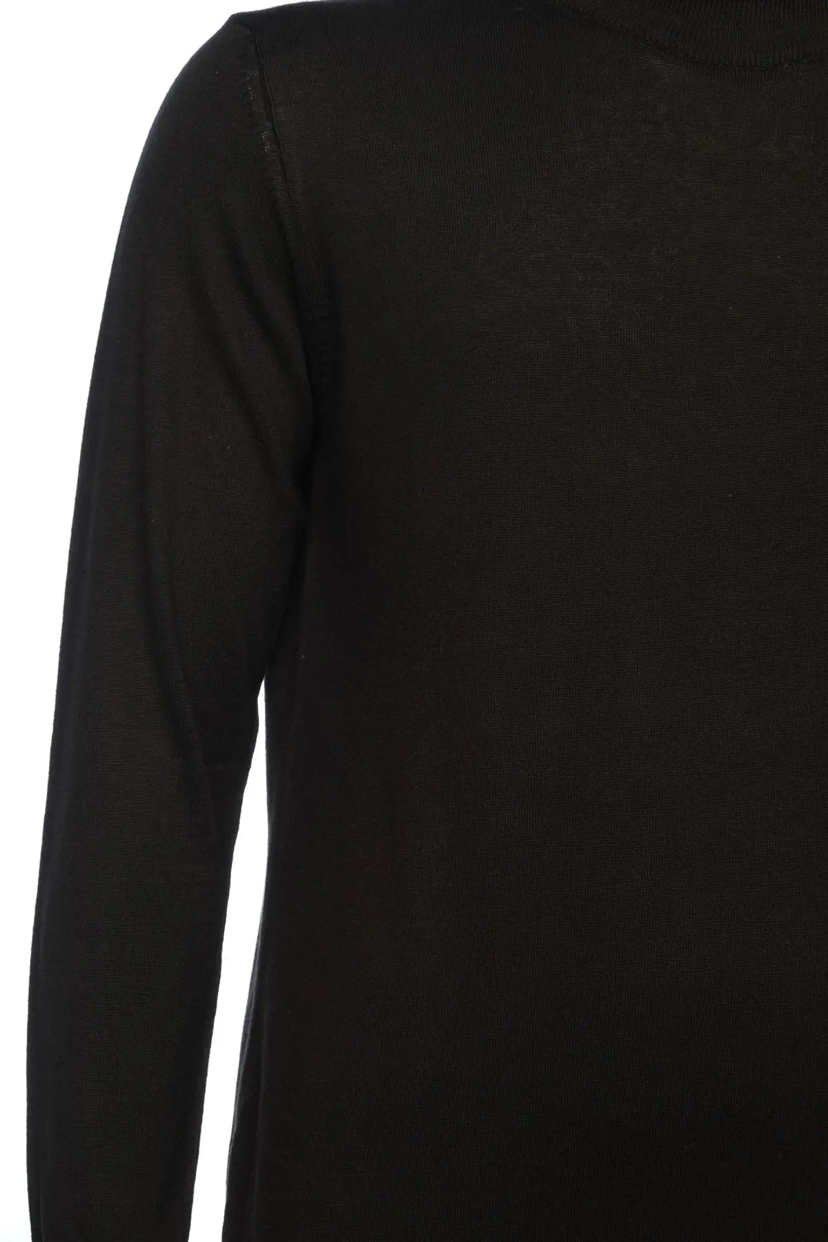 Siyah & More Clark Erkek Yarım Balıkçı Yaka Uzun Kollu Triko Silk and Cashmere