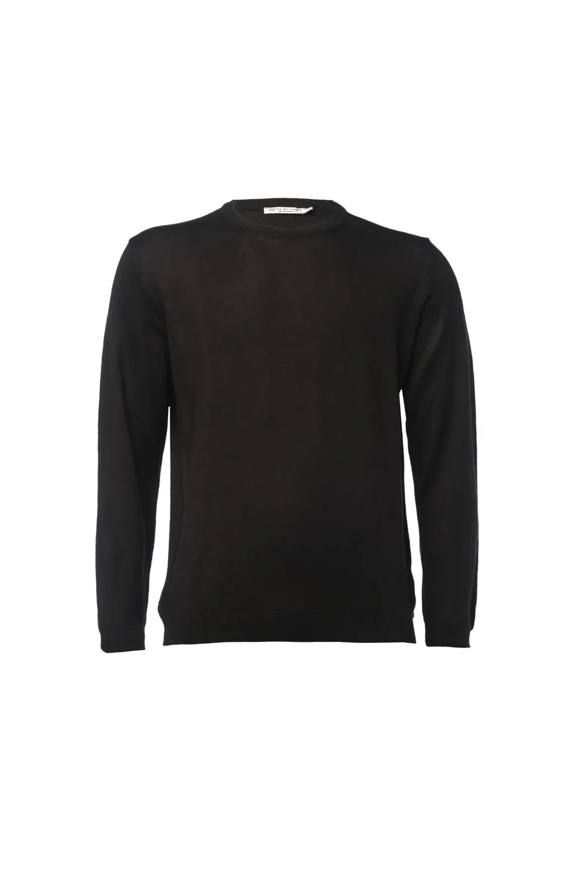 Siyah & More Clark Erkek Yuvarlak Yaka Uzun Kollu Erkek Triko Silk and Cashmere