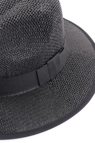 Siyah & More Infinity Hasır Şapka Silk and Cashmere