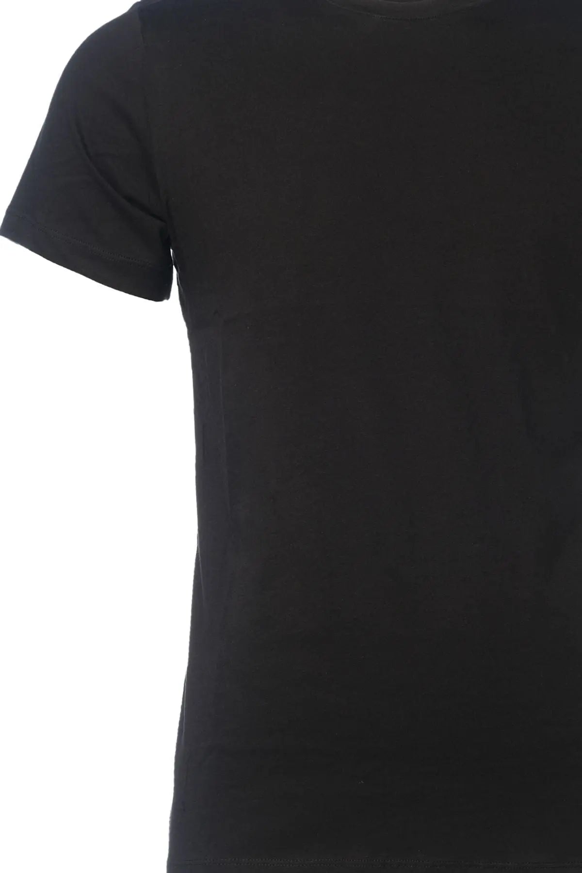 Siyah & More Pamuk Yuvarlak Yaka Kısa Kollu Tişört Silk and Cashmere