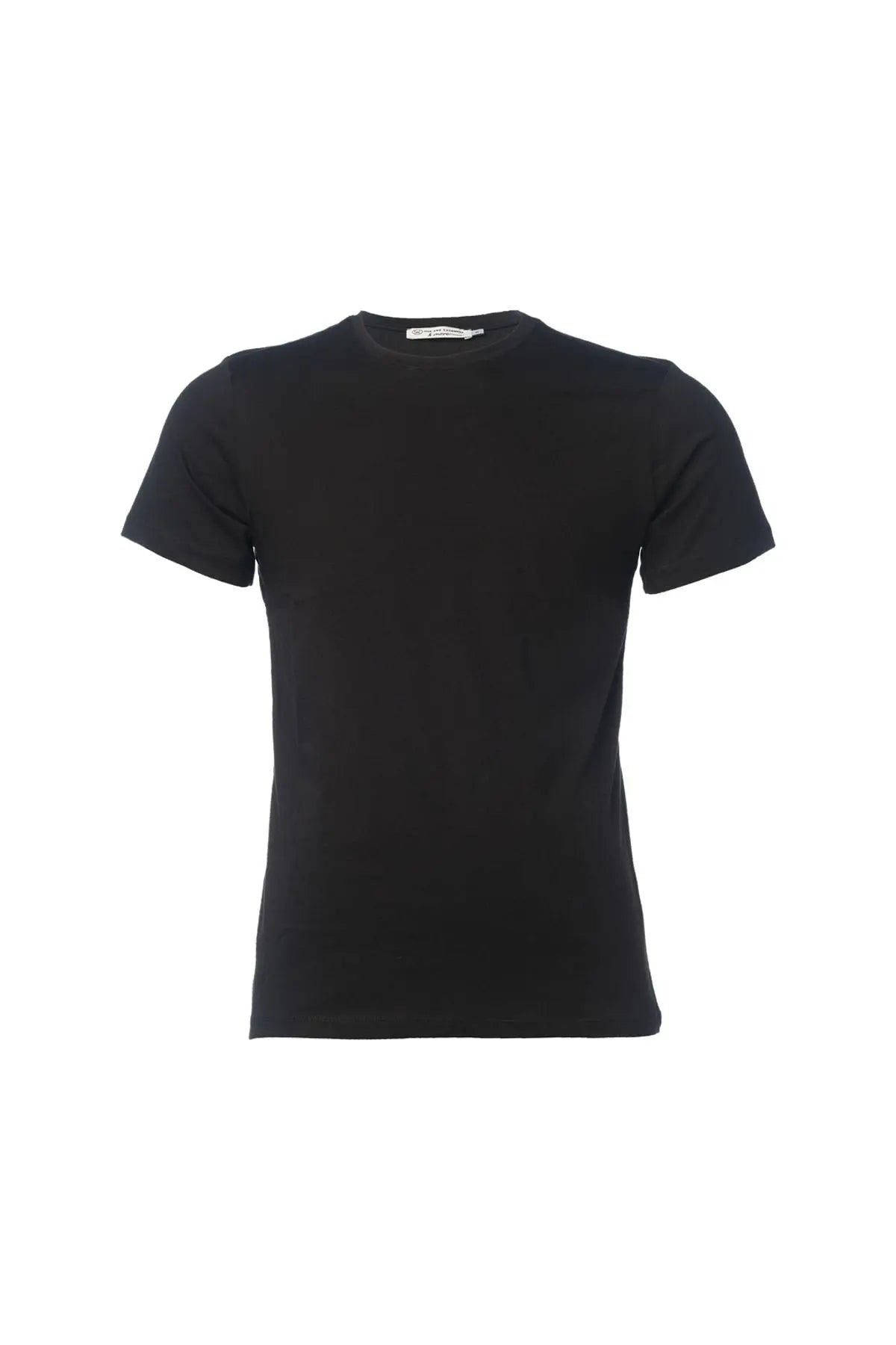 Siyah & More Pamuk Yuvarlak Yaka Kısa Kollu Tişört Silk and Cashmere