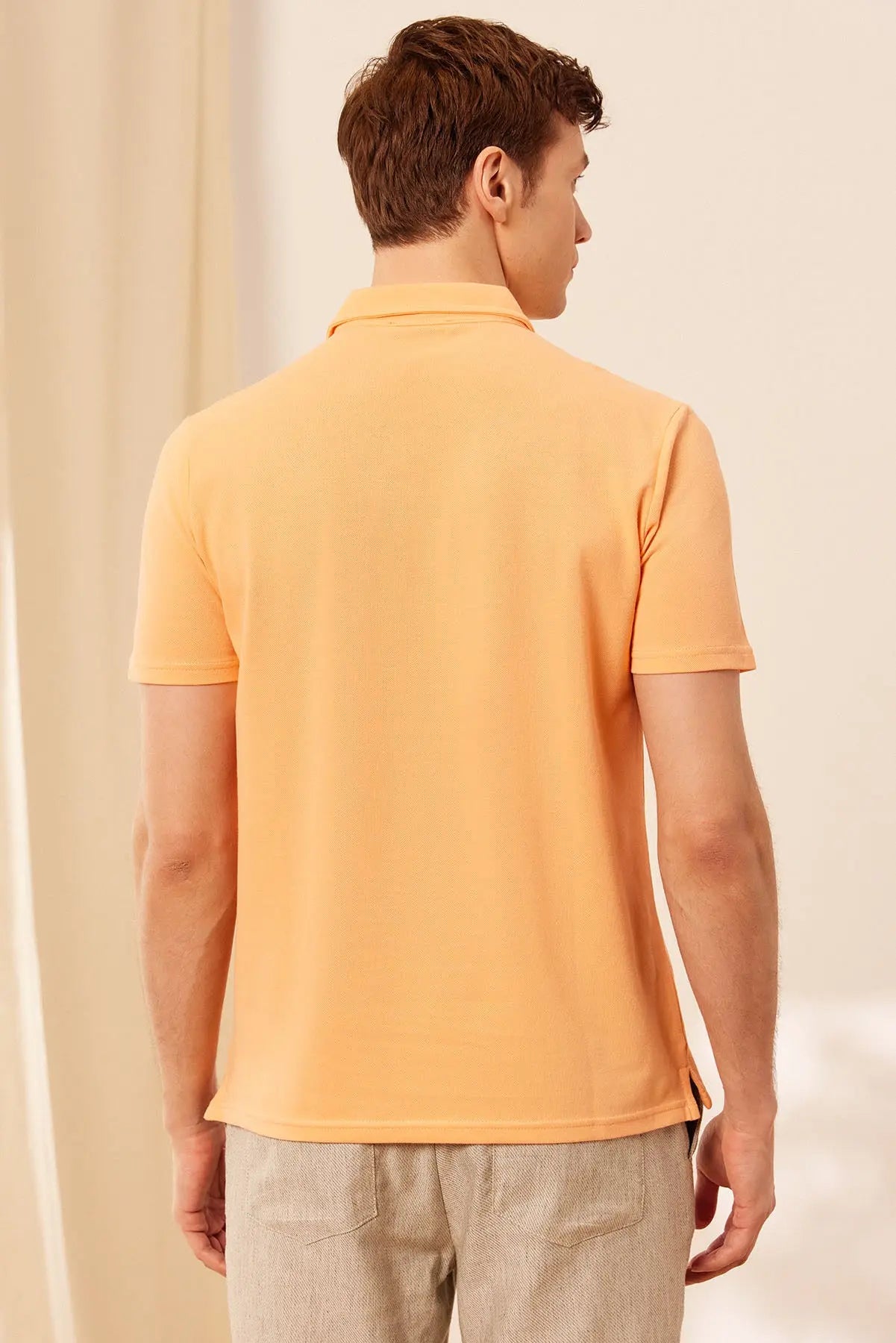 Somon & More Johnny Erkek Kısa Kollu Polo Yaka Tişört Silk and Cashmere