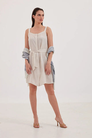 Ta Rengi & More Charlotte Kolsuz Kupro Elbise Silk and Cashmere
