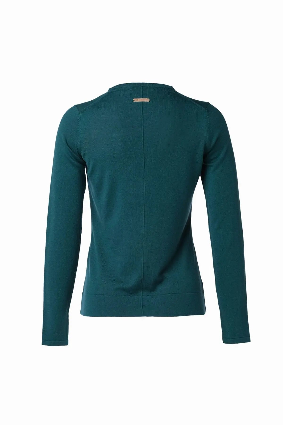 Tavuskusu İpek ve Kaşmir Düğmeli V Yaka Uzun Kollu Aleyna Hırka Silk and Cashmere