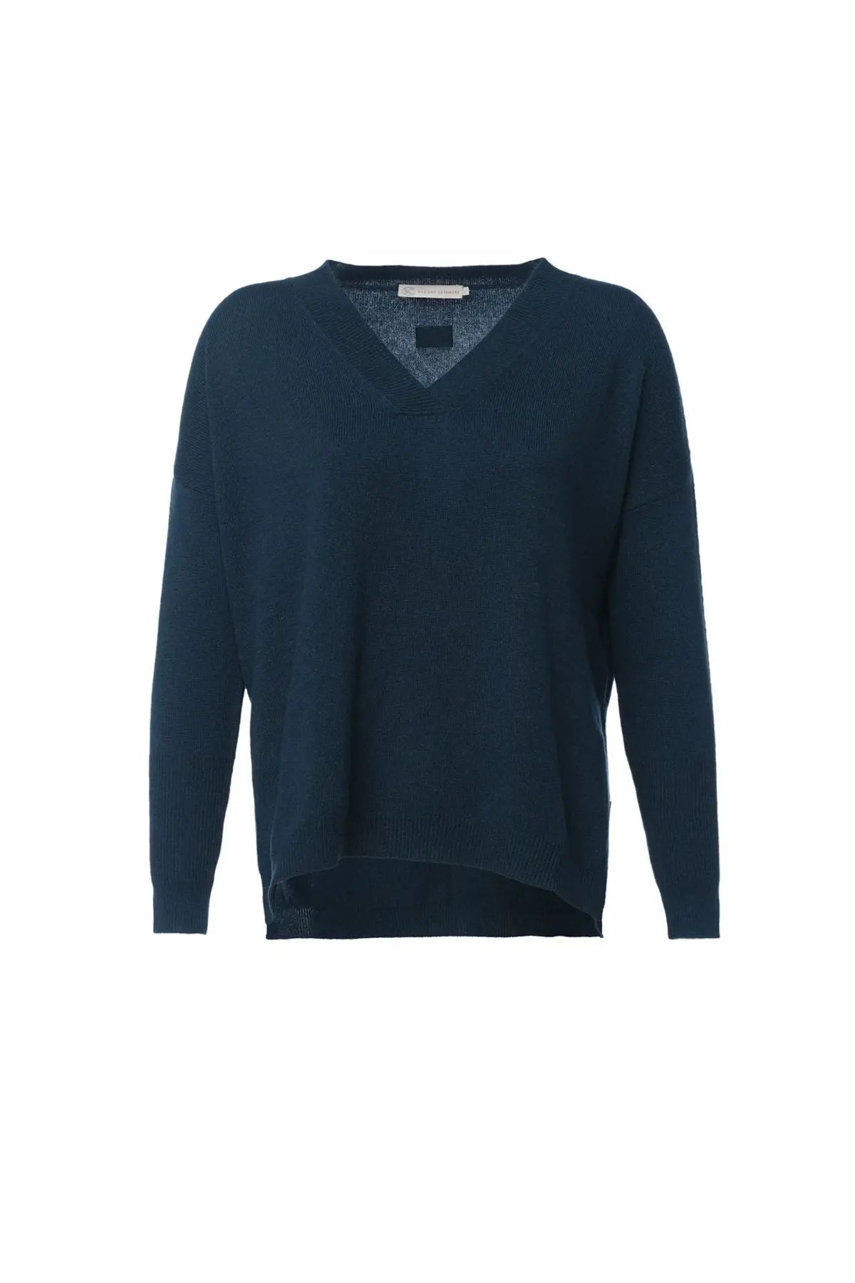 Tavuskusu Saf Kamir Isabella Derin V Yaka T Kollu Triko Tunik Silk and Cashmere