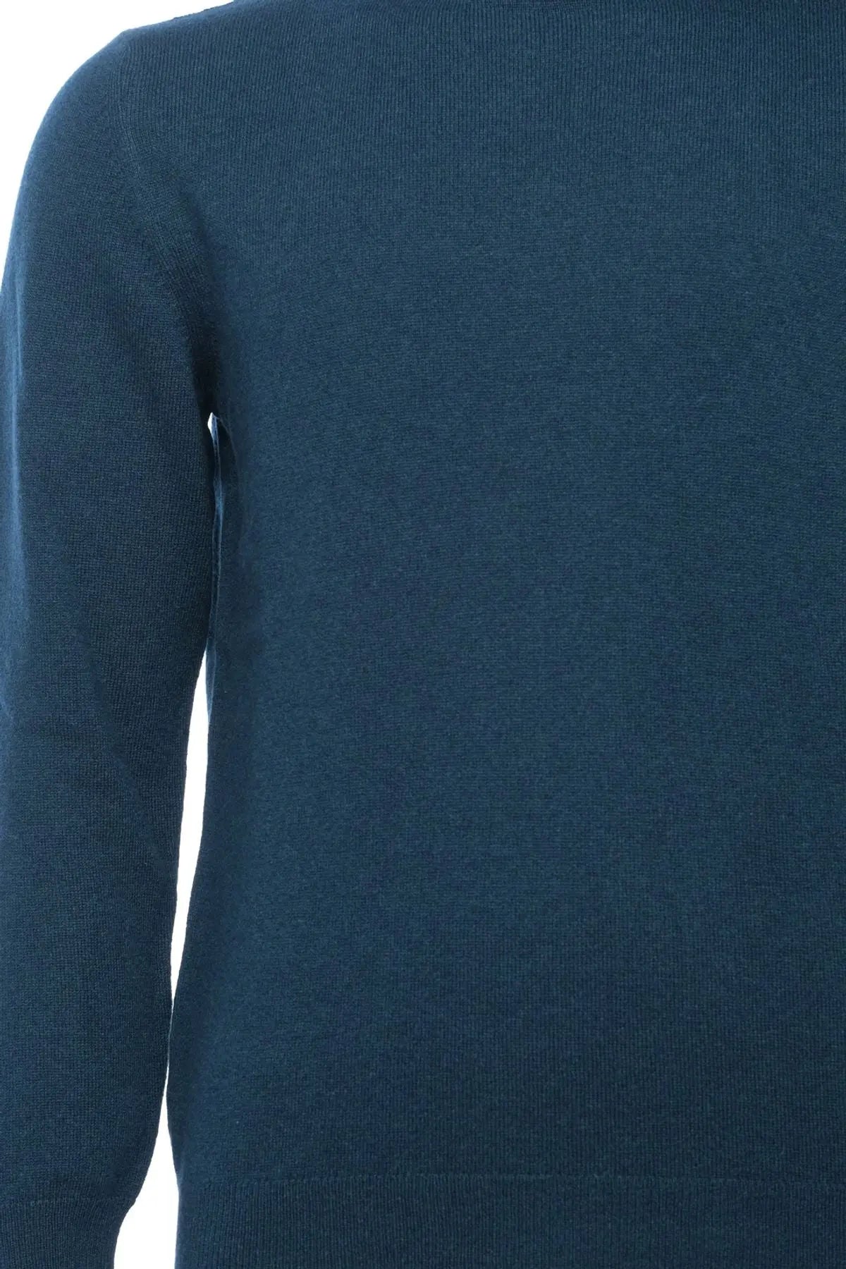 Tavuskusu Saf Kaşmir Balıkçı Yaka Uzun Kollu Erkek Kazak Silk and Cashmere