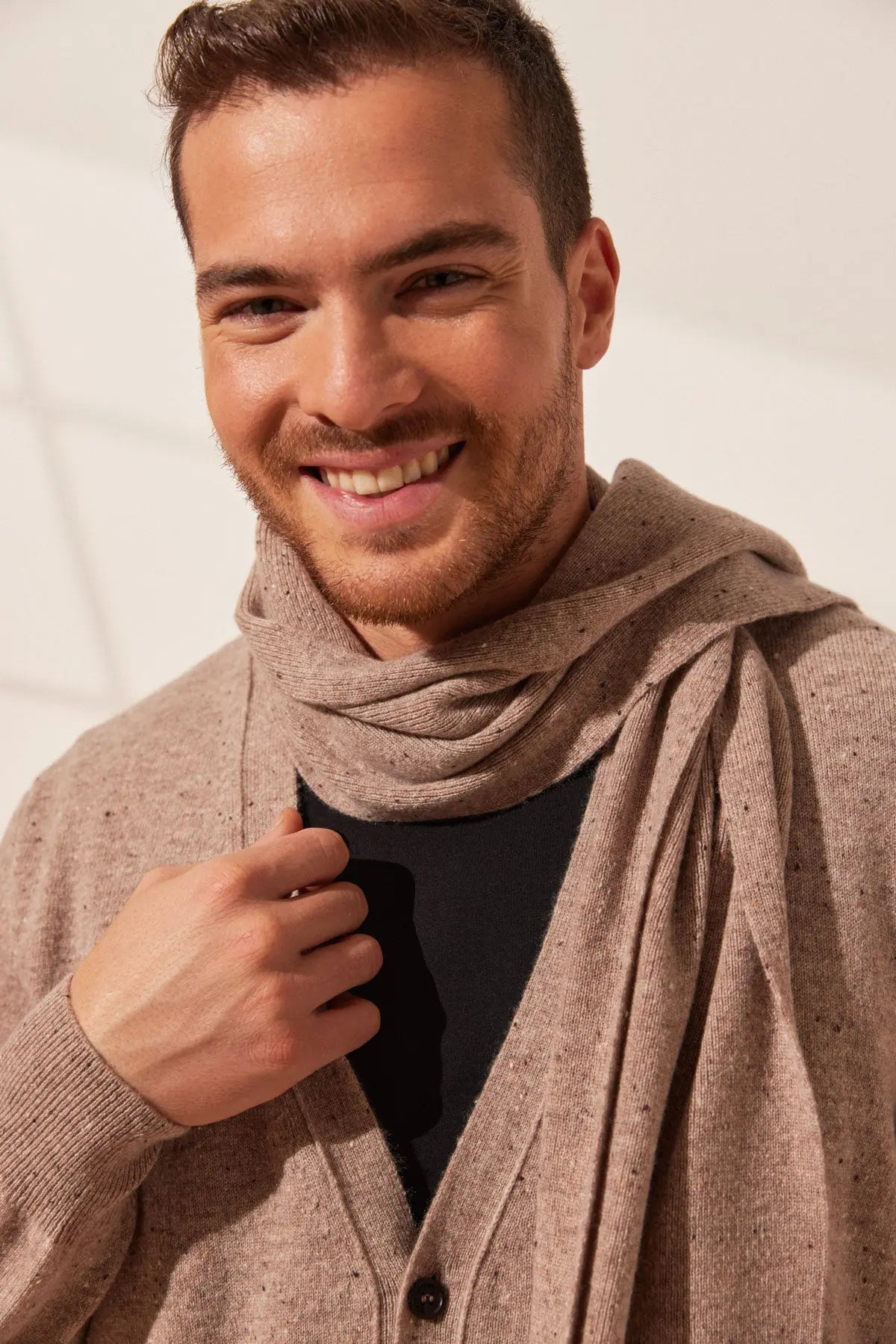 Vizon Hannover Saf Kaşmir Atkı 25 x 170 cm Silk and Cashmere