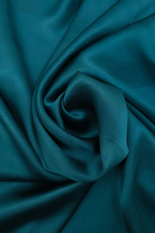 Yeşil Saf İpek Düz Renk Kadın Kare Eşarp 90 x 90 cm Silk and Cashmere