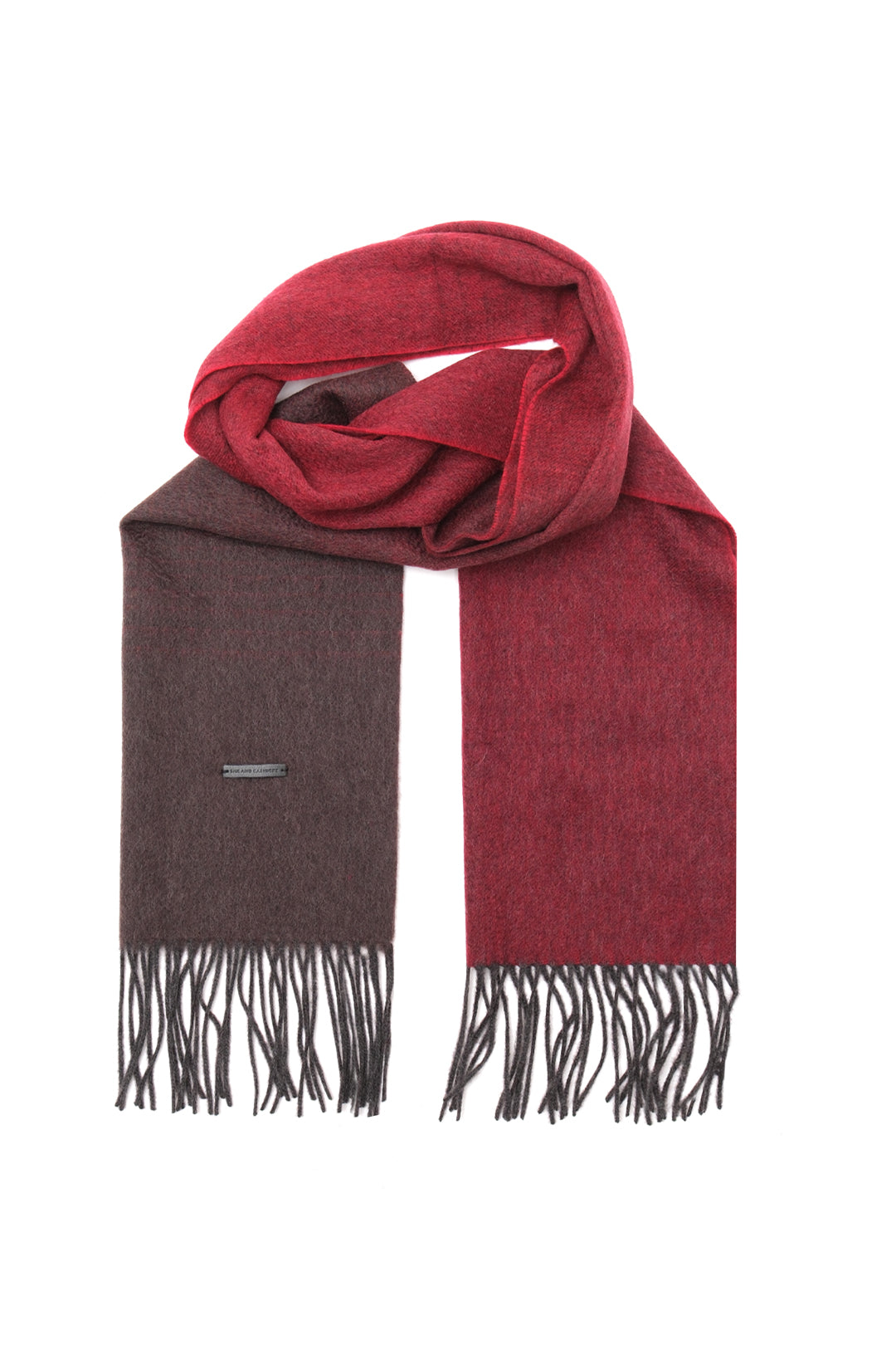 Kırmızı Patrick Saf Kaşmir Atkı 180 x 30 cm