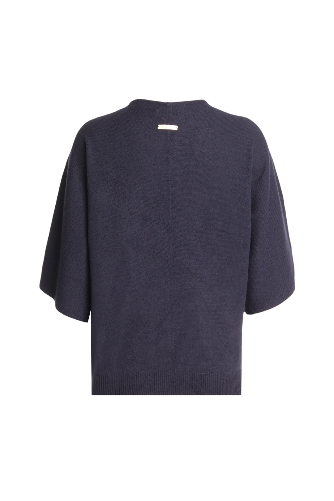 Lacivert Saf Kaşmir Kostir Rahat Kesim Kadın Hırka