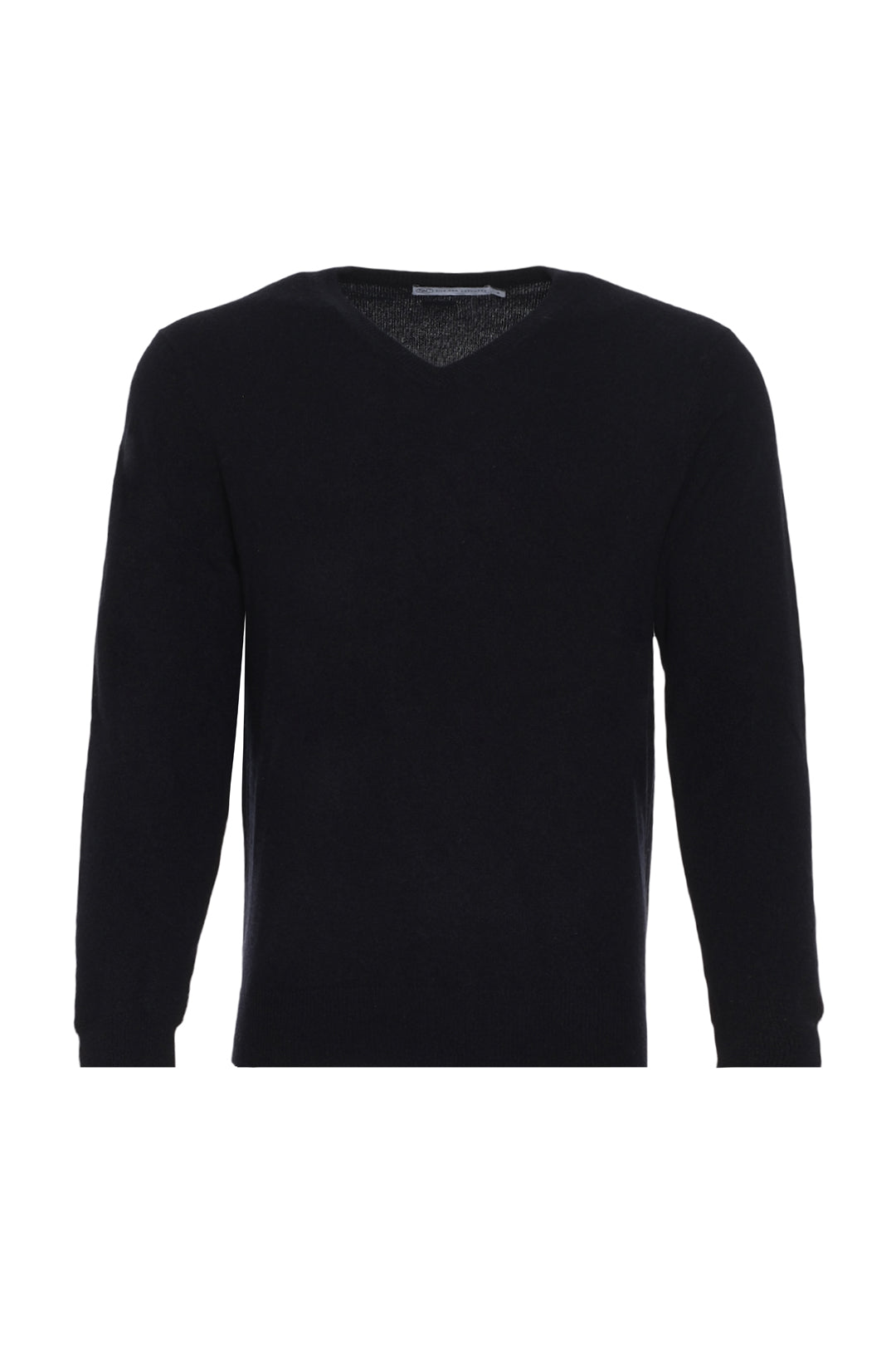 Lacivert Saf Kaşmir V Yaka Uzun Kollu Vincent Erkek Kazak