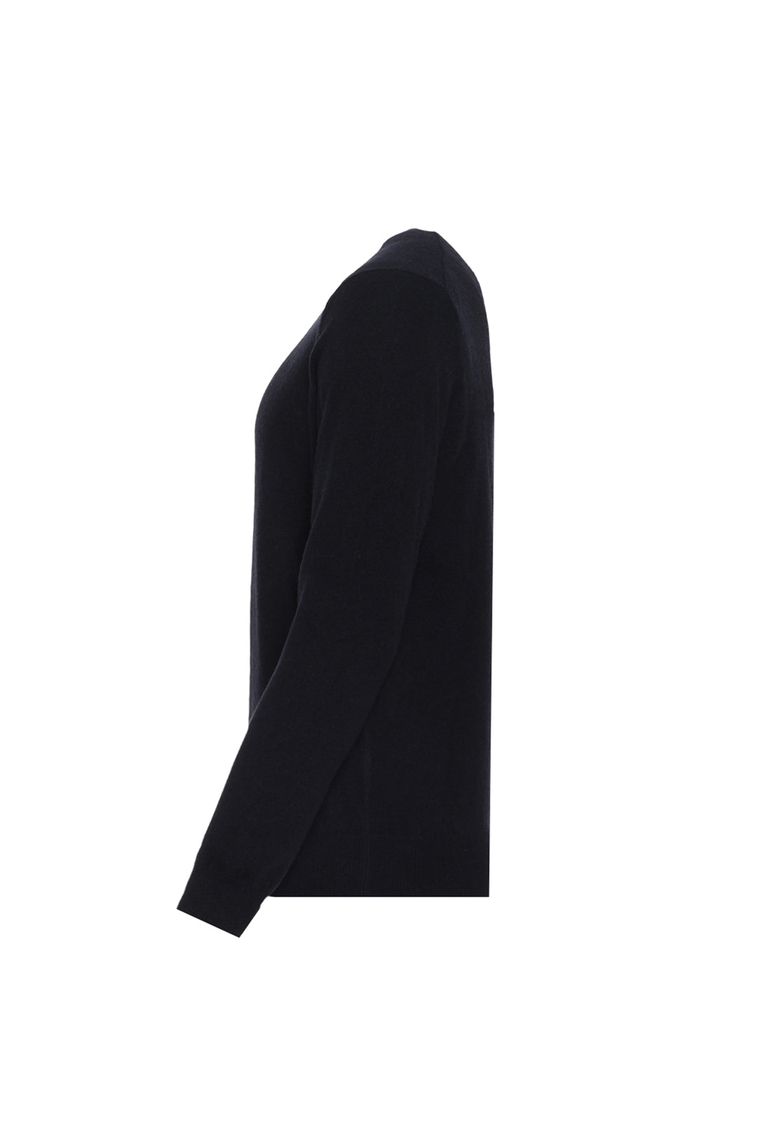 Lacivert Saf Kaşmir V Yaka Uzun Kollu Vincent Erkek Kazak