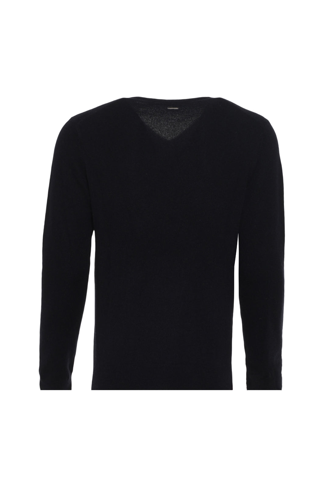 Lacivert Saf Kaşmir V Yaka Uzun Kollu Vincent Erkek Kazak