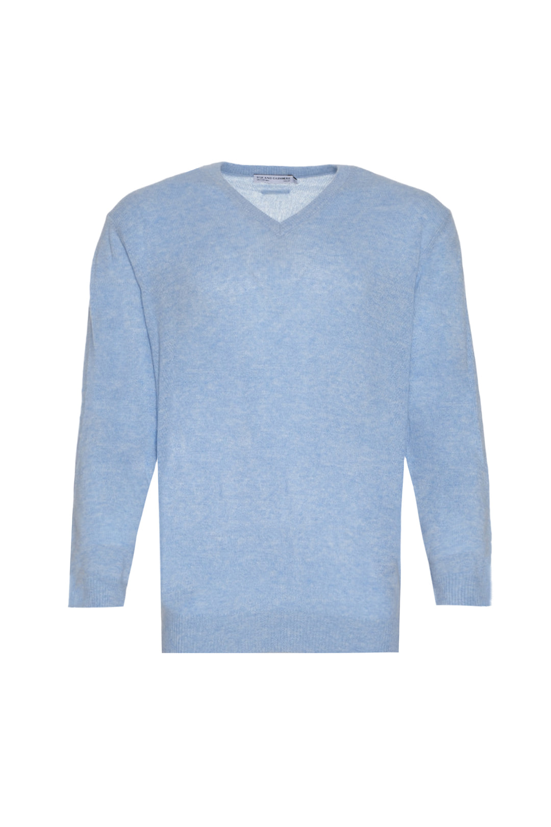 Mavi Vincent Saf Kaşmir V Yaka Uzun Kollu Erkek Kazak