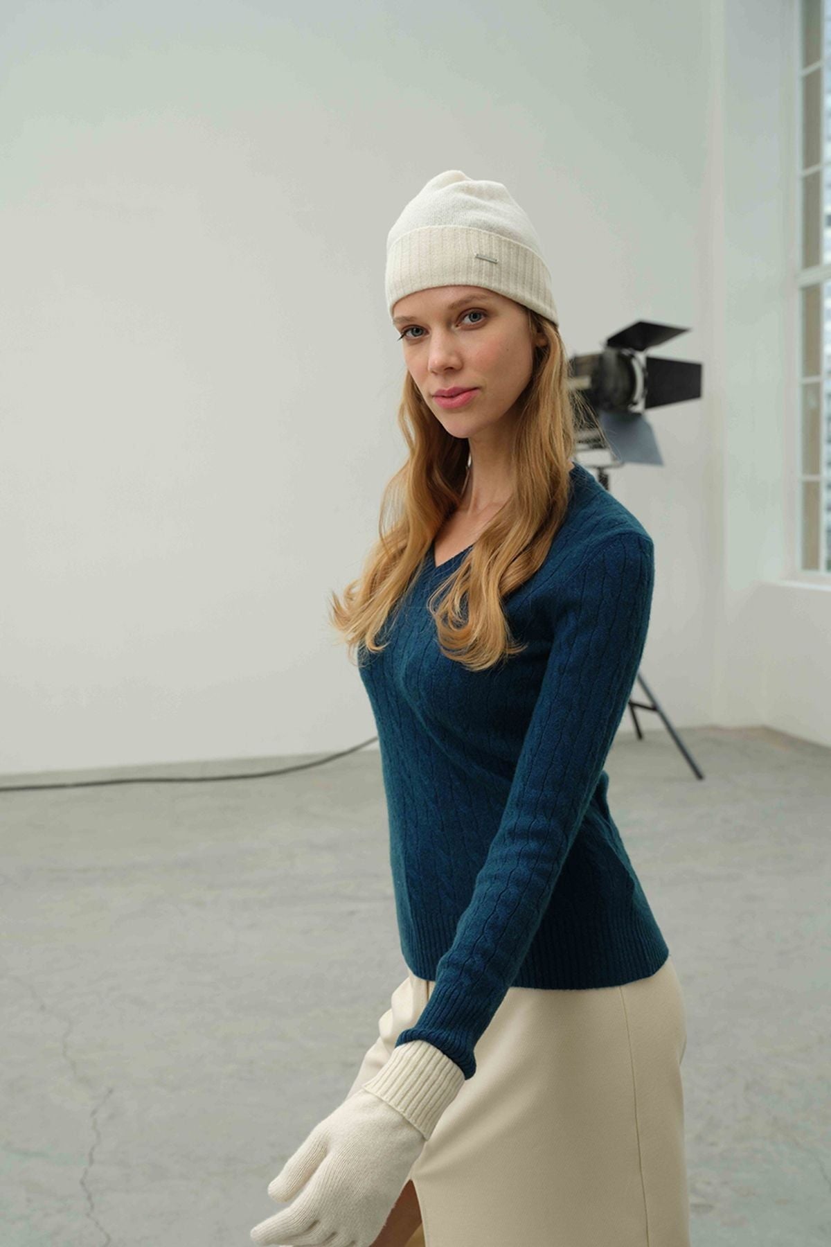 Tavuskuşu Kaşmir ve Yün Amelia Kadın Kazak