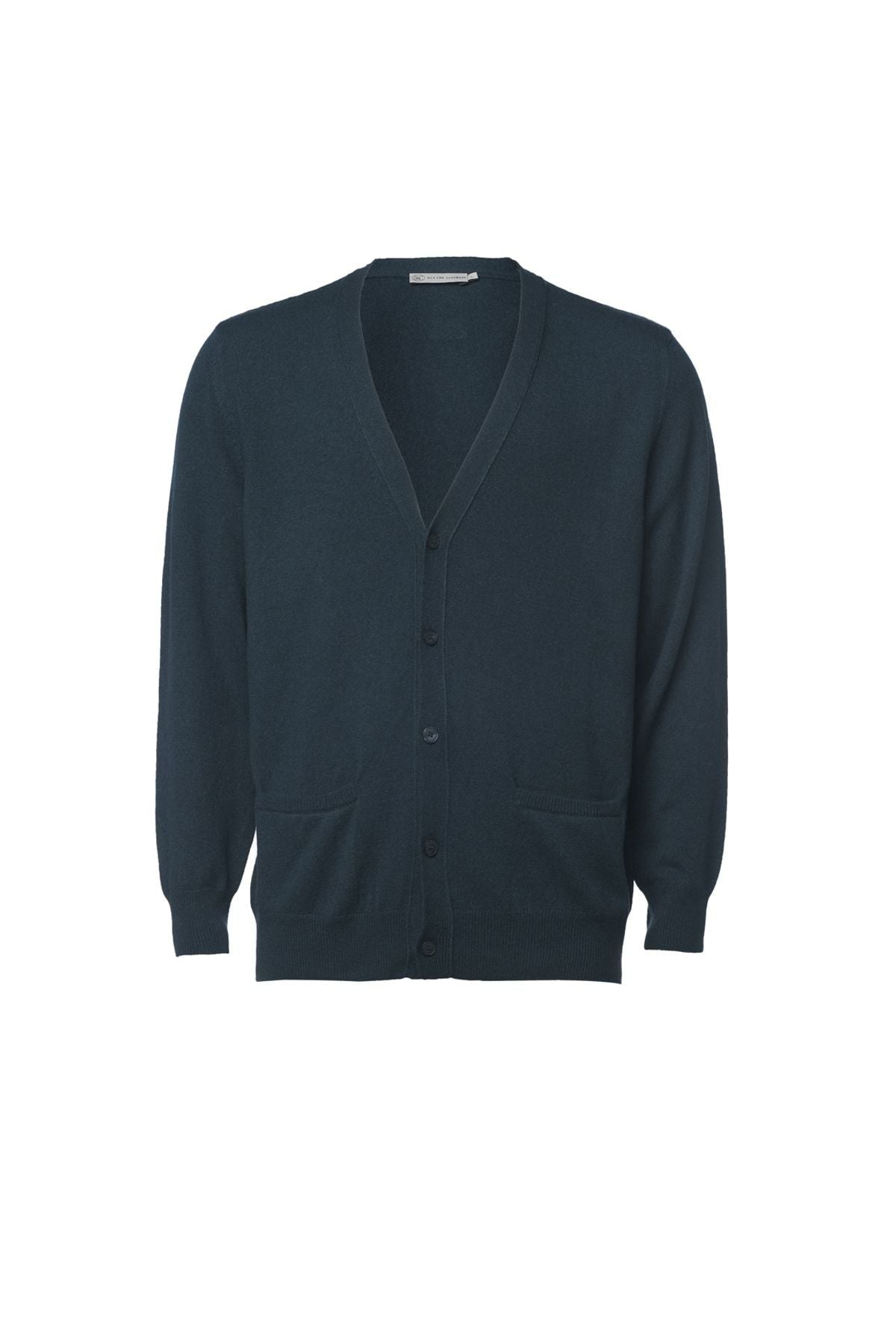 Tavuskuşu Saf Kaşmir Arma V Yaka Uzun Kollu Erkek Hırka