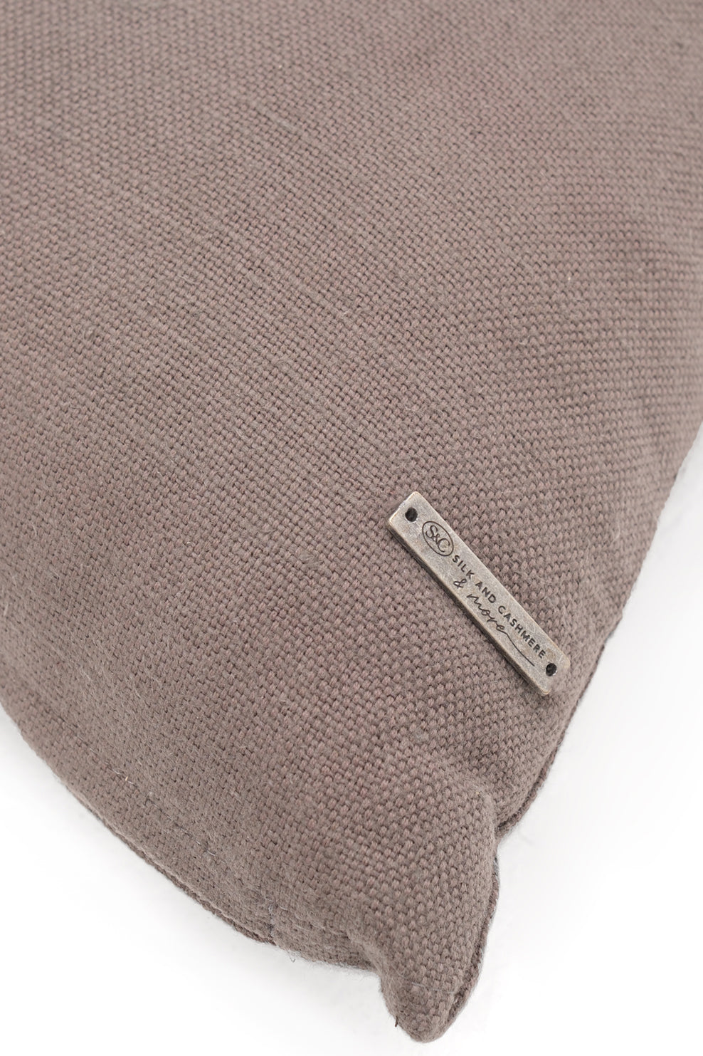 Koyu Gri & More Keten Yastık